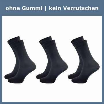 GAWILO Diabetikersocken für Damen - Ohne Gummibund - Ohne drückende Naht - Extra weit (9 Paar) Venensocke mit hohem Anteil Baumwolle sorgt für angenehmes Fußklima