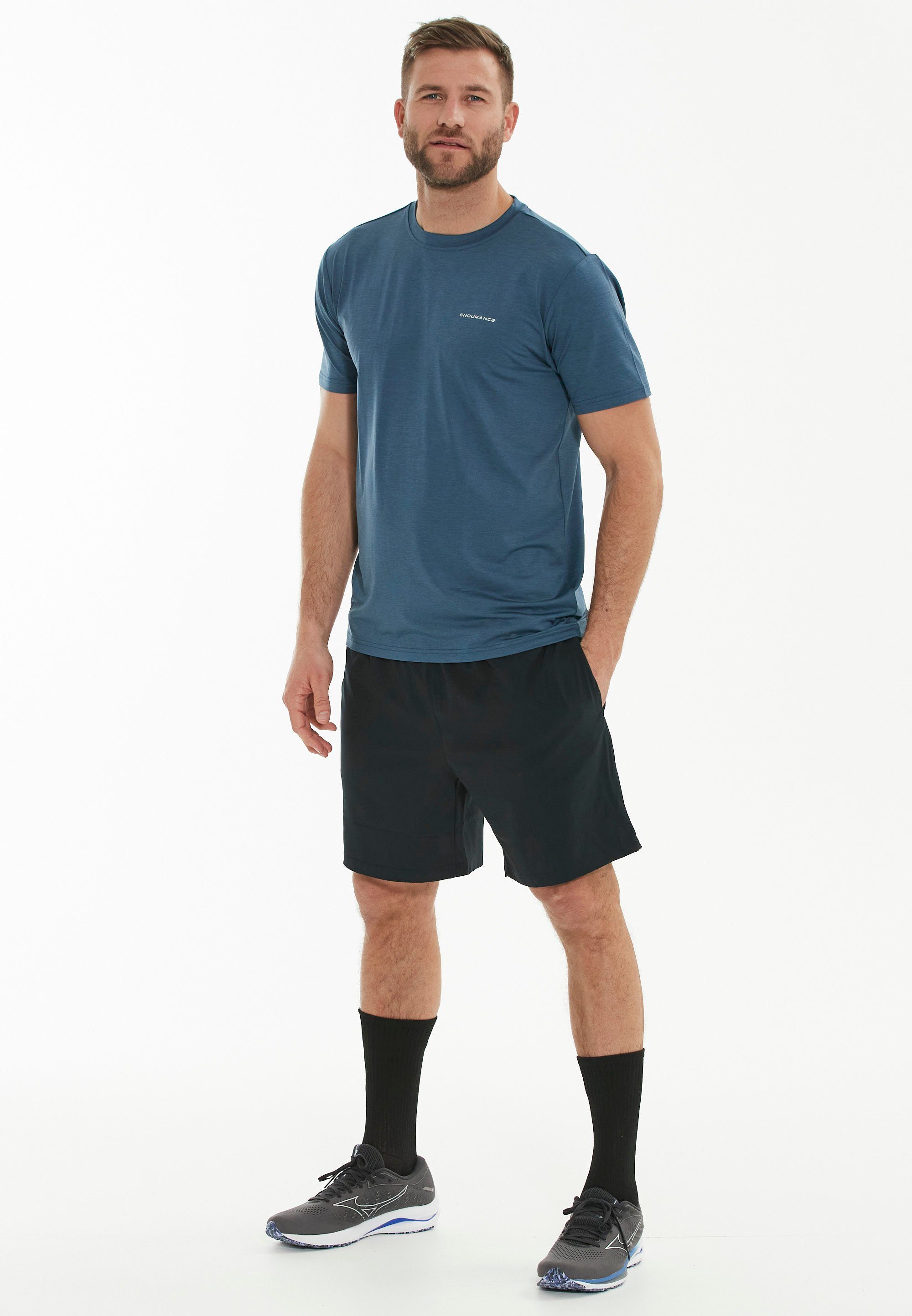 Vanclause ENDURANCE schwarz schnelltrocknendem Shorts mit Funktionsstretch