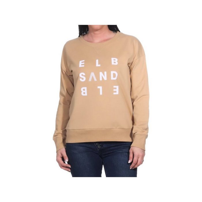 Oui Sweatshirt sand regular fit (1-tlg)