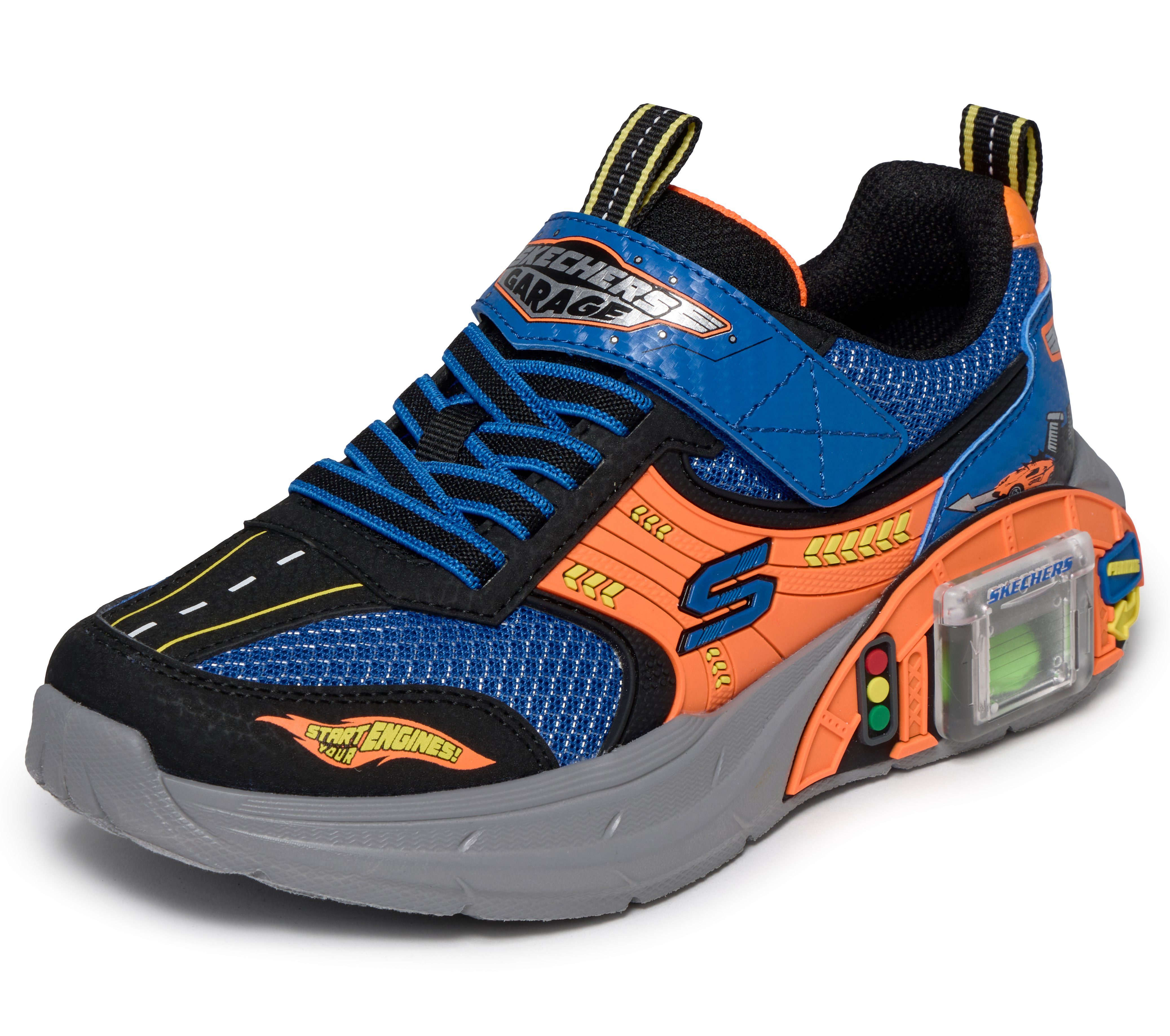 Skechers Compartment & Two Toy Cars Sneaker Kinderschuh mit integriertem Toy Car, Größenschablone zum Download