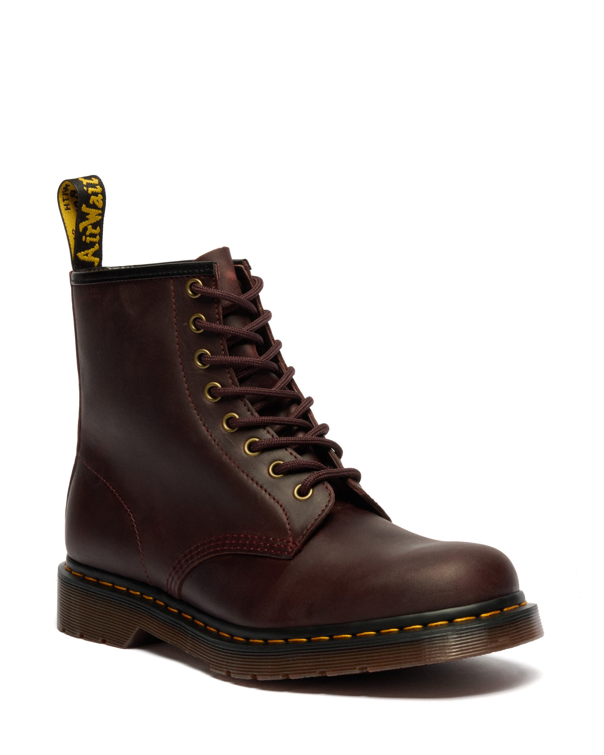 DR. MARTENS 1460 Schnürboots, Kinderstiefel, Stiefelette mit logobedruckter Anziehlasche