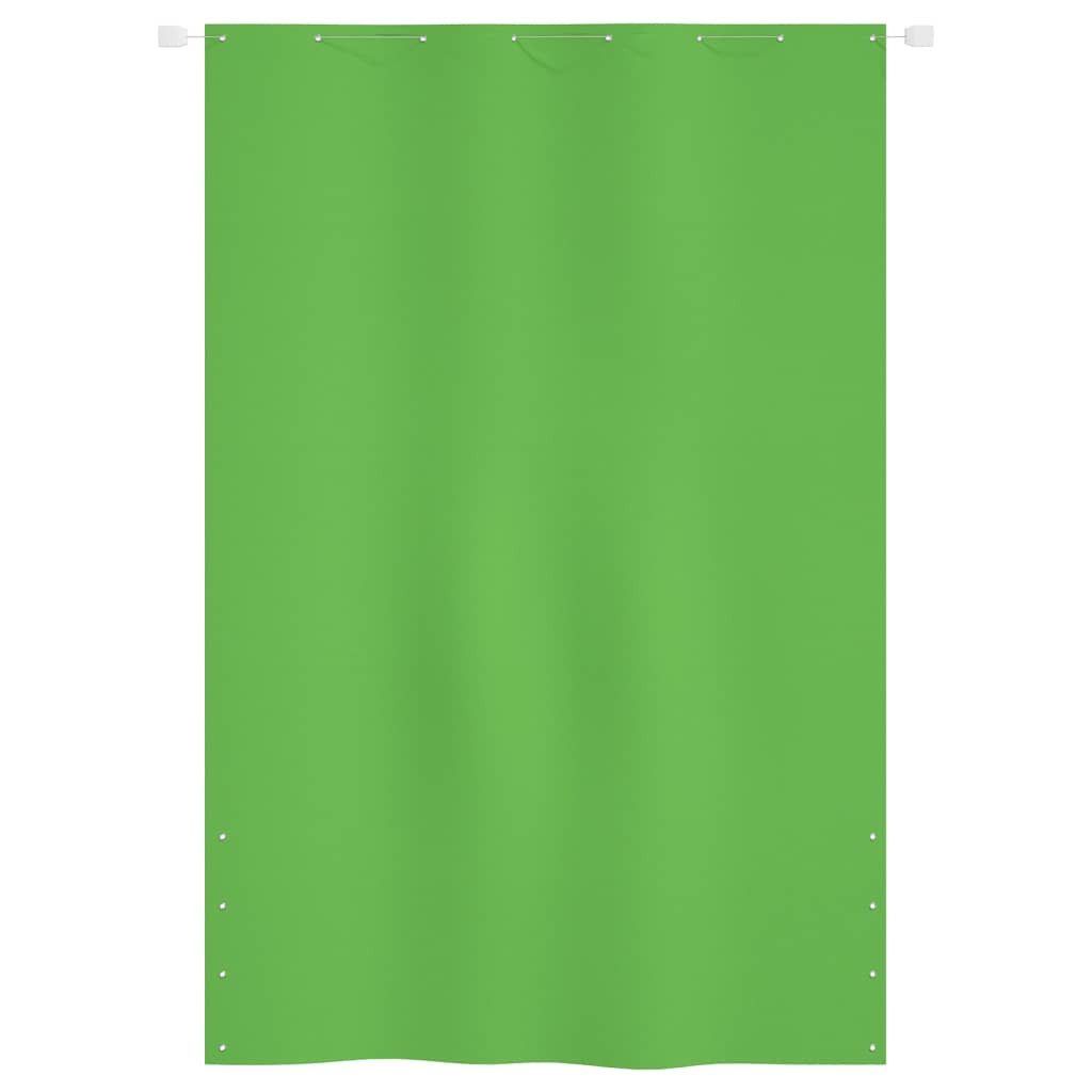vidaXL Balkonsichtschutz Balkon-Sichtschutz Hellgrün 160x240 cm Oxford-Gewebe (1-St)