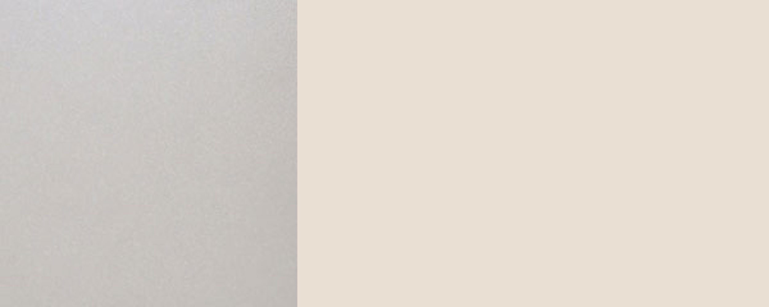 Feldmann-Wohnen Klapphängeschrank Amaro 2-türig cremeweiß matt wählbar und Glasfront (Amaro) Front- mit RAL 80cm 9001 Korpusfarbe (glasklar)