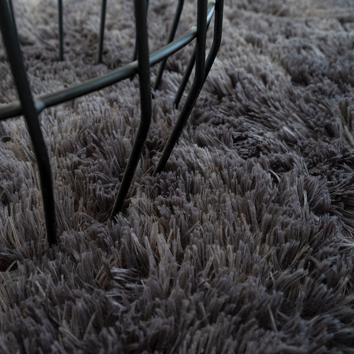 the carpet Teppich Soft Shaggy, rund, günstig online kaufen