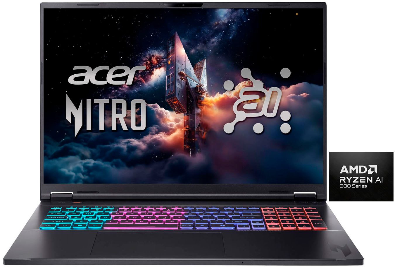 Acer Nitro 18 AI Notebook (45,72 cm/18 Zoll, AMD Ryzen™ AI 7 350, GeForce RTX 5070, 16 GB)