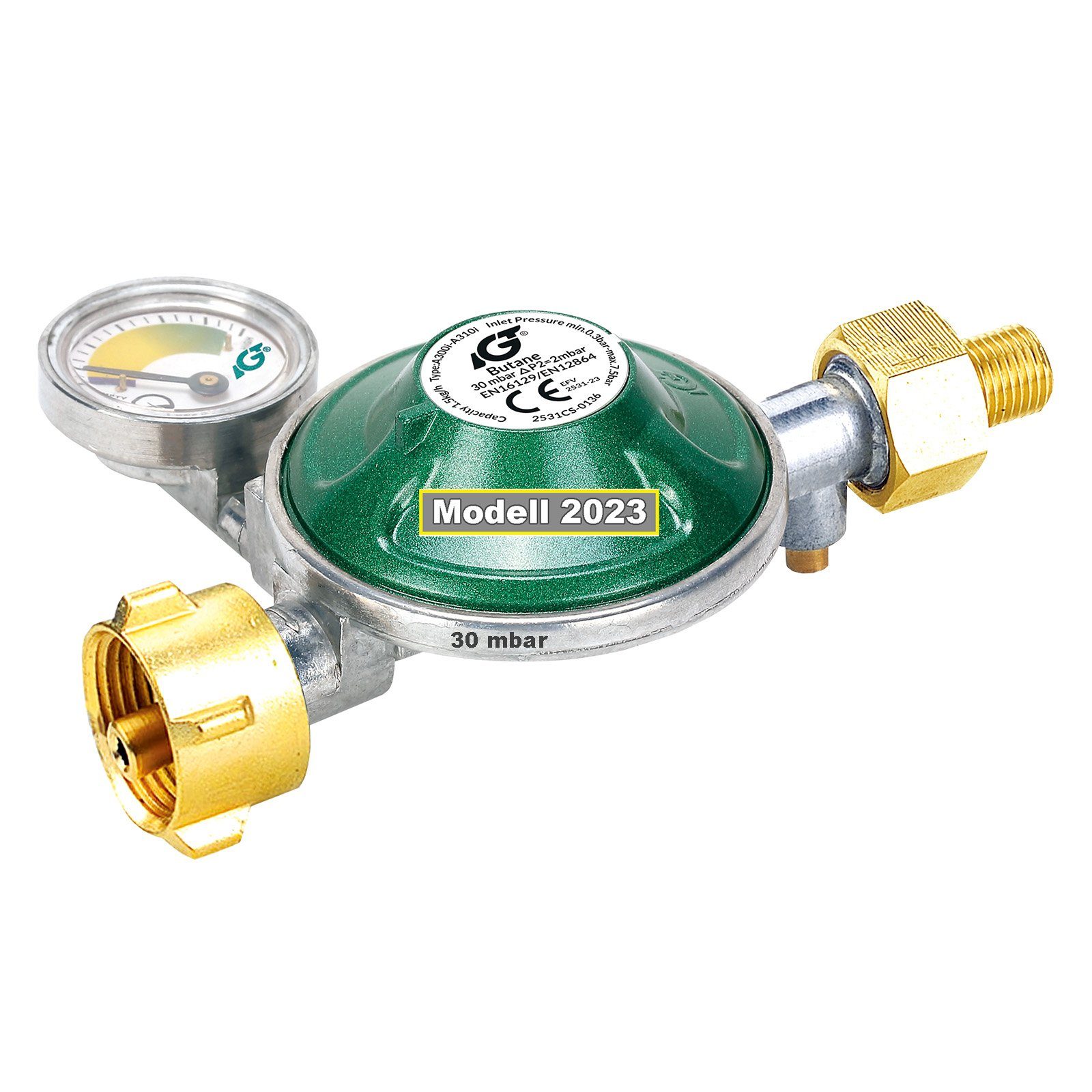 IGT Druckminderer Gas 30 mbar Gasdruckminderer Gasdruckregler für