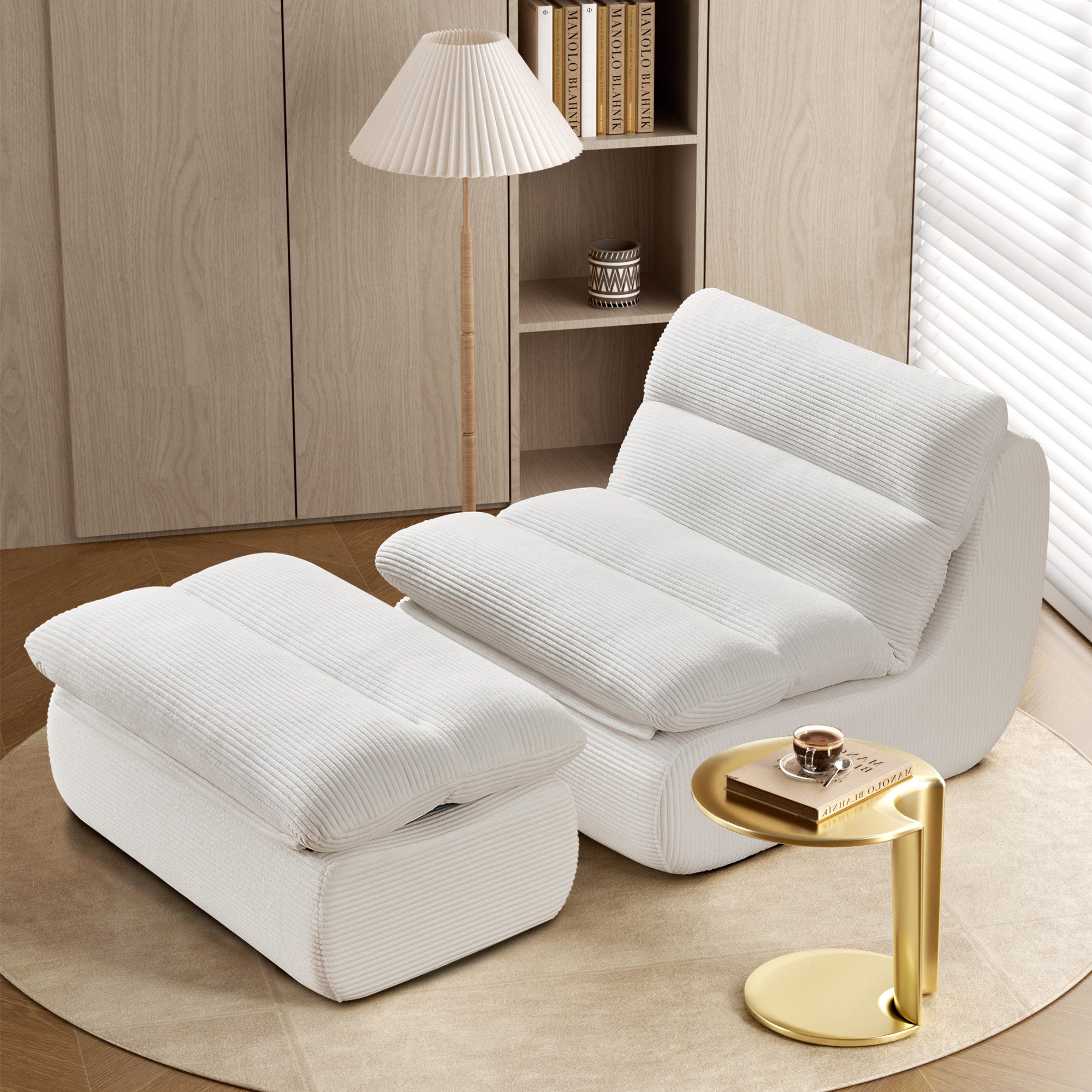 MODFU Sitzsack Einzelsofa (Wohnzimmer Sofa, Sessel, Einzelsessel, Loungeses günstig online kaufen