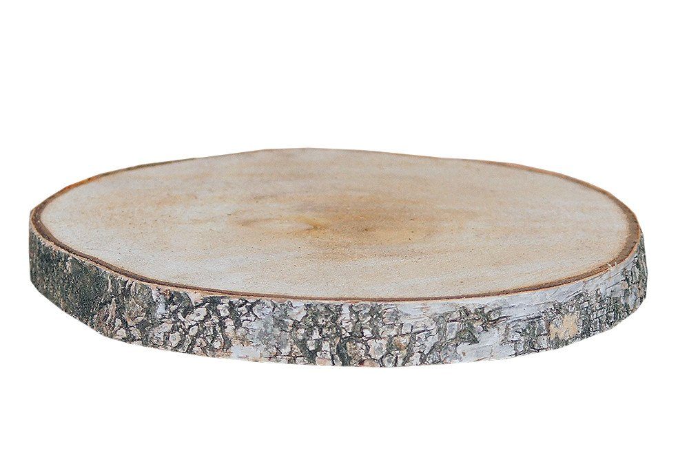 iWerk Ремеслоaturmaterial Birkenholzscheiben rund 100% Natur 18-30 cm ø