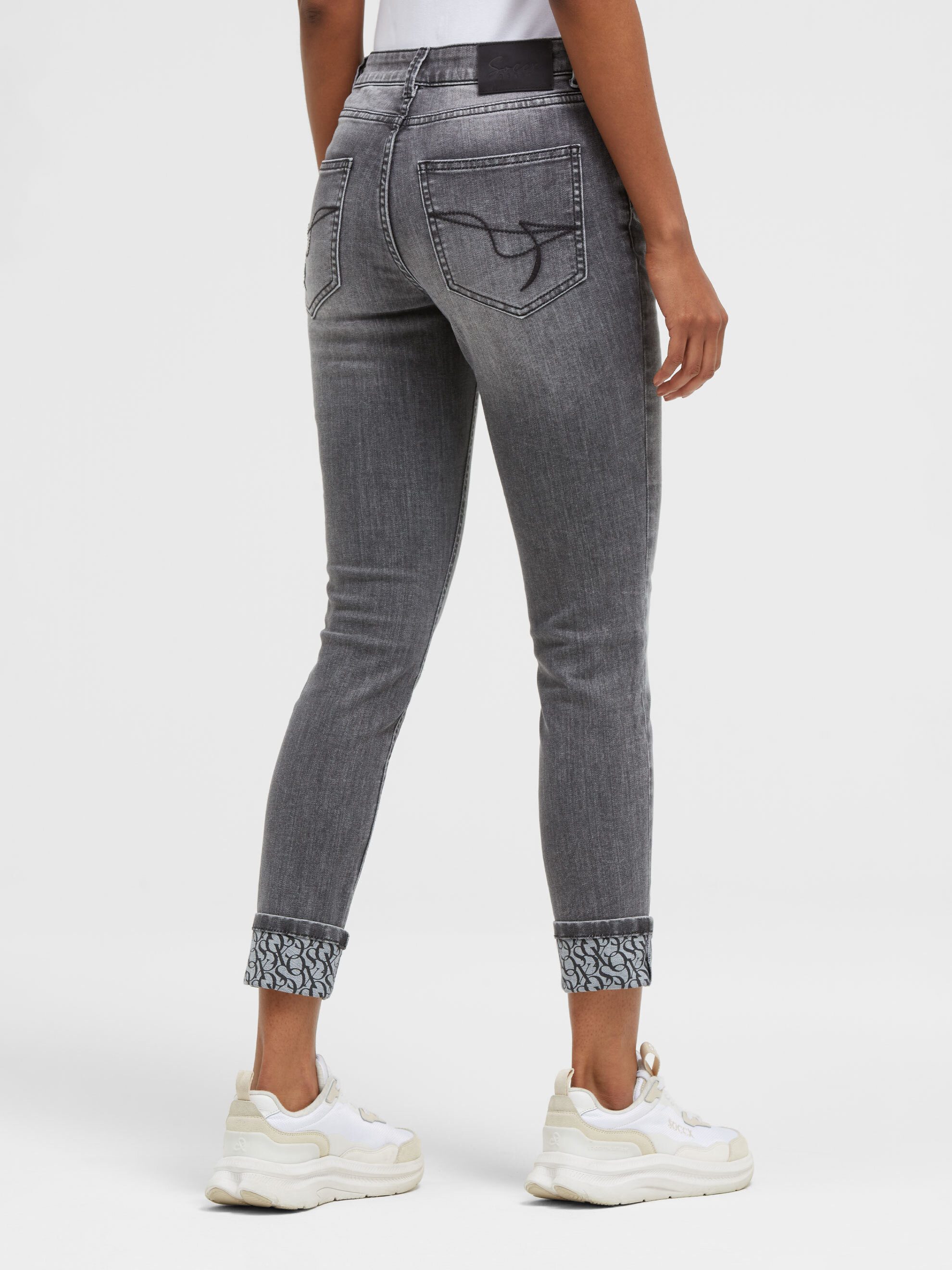 SOCCX Slim-fit-Jeans mit Turn-Up Saum – Bild 5 von 5
