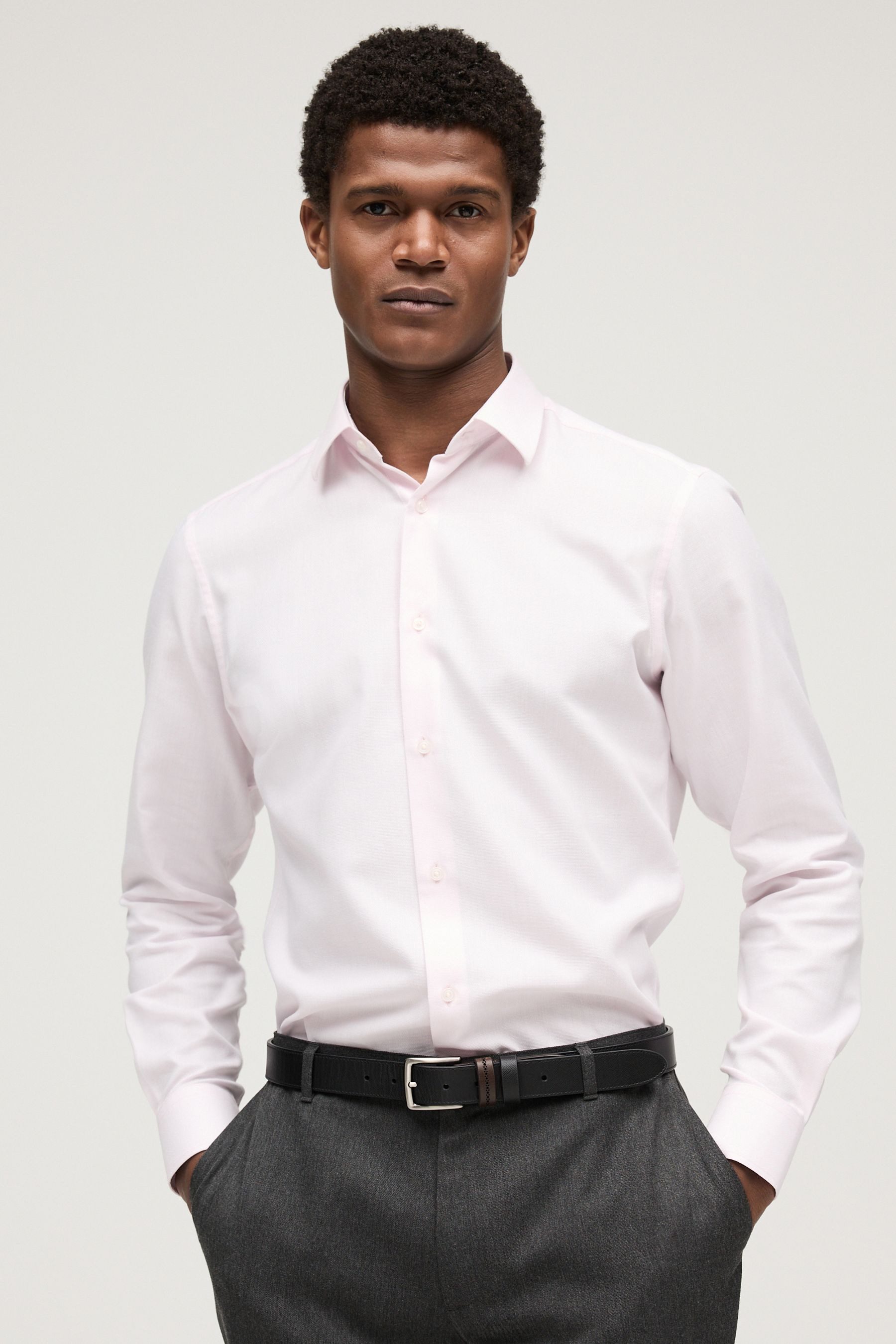 Next Langarmhemd Slim Fit Hemd (1-tlg) günstig online kaufen