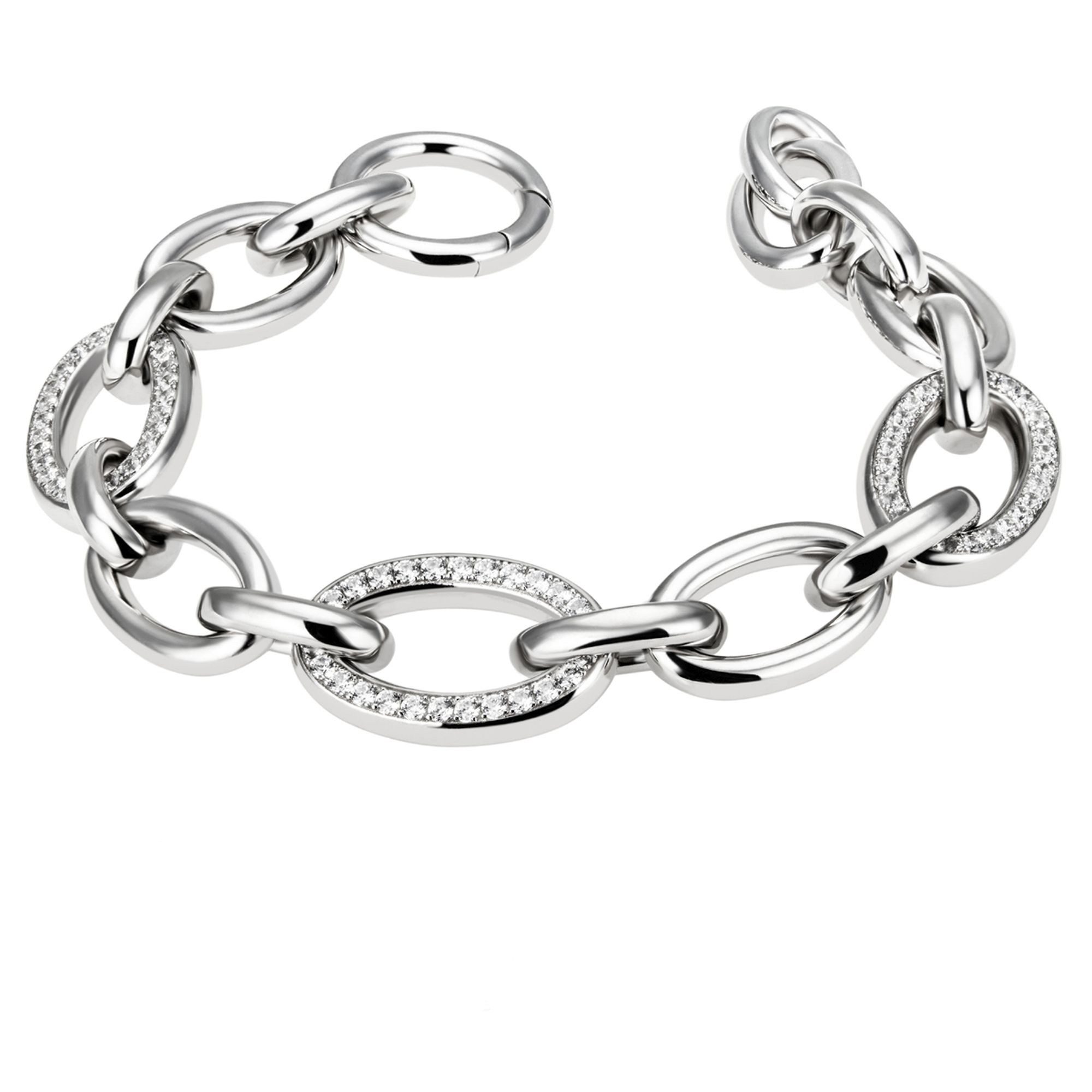goldmaid Armband 925 Sterling Silber Glänzend Zirkonia weiß günstig online kaufen
