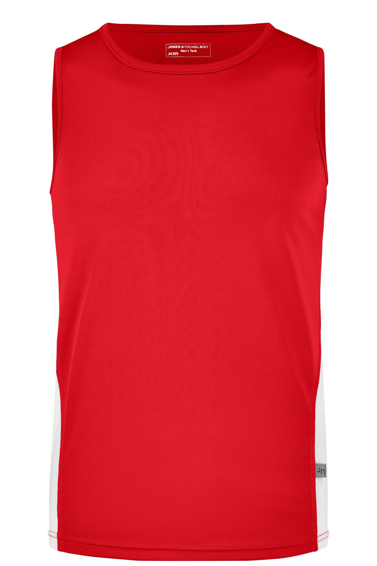 James & Nicholson Lauftop Doppelpack Herren Lauftop Topcool Tanktop mit Rundhalsausschnitt JN305 (Doppelpack, 2er-Pack) Atmungsaktiv, feuchtigkeitsregulierend und schnell trocknend