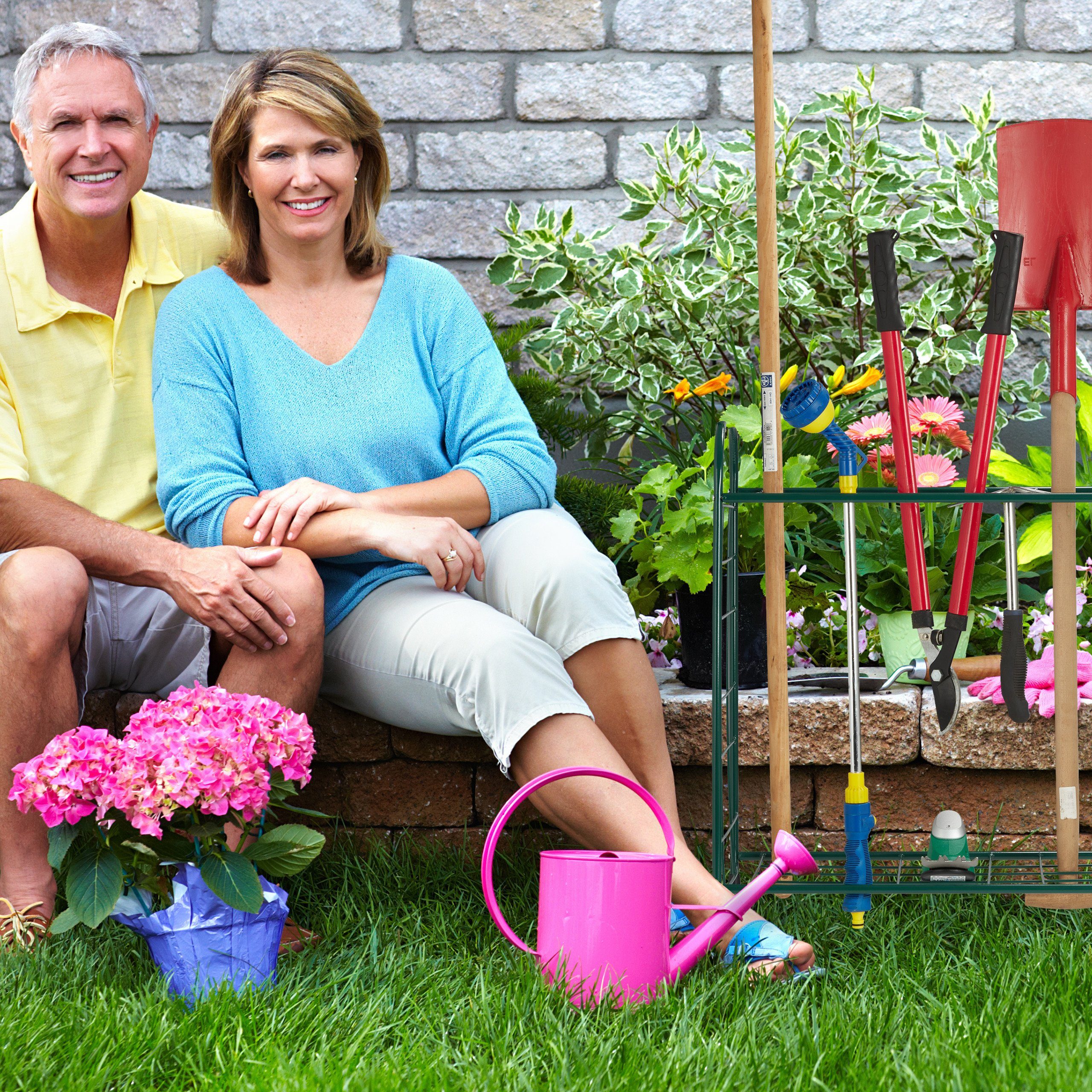 relaxdays Gartengerätehalter stehend günstig online kaufen
