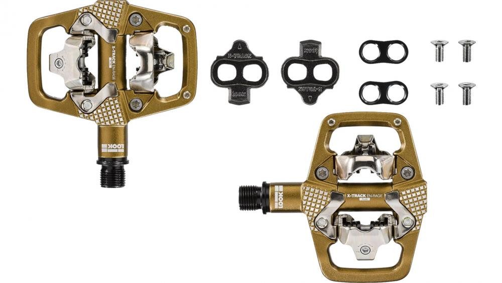 Look Klickpedale LOOK X-Track EN-Rage Plus Klickpedale bronze, 664 mm² Plattform - Trai