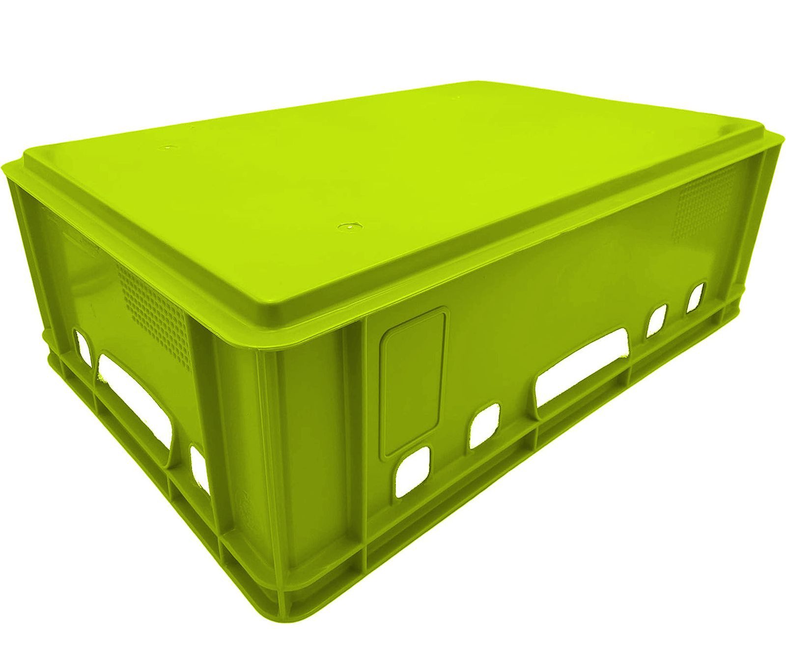 BURI Transportbehälter 5x Fleischkiste E2 Metzgerkiste Lagerkiste Eurobox lebensmittelecht, (5-St) – Bild 5 von 5