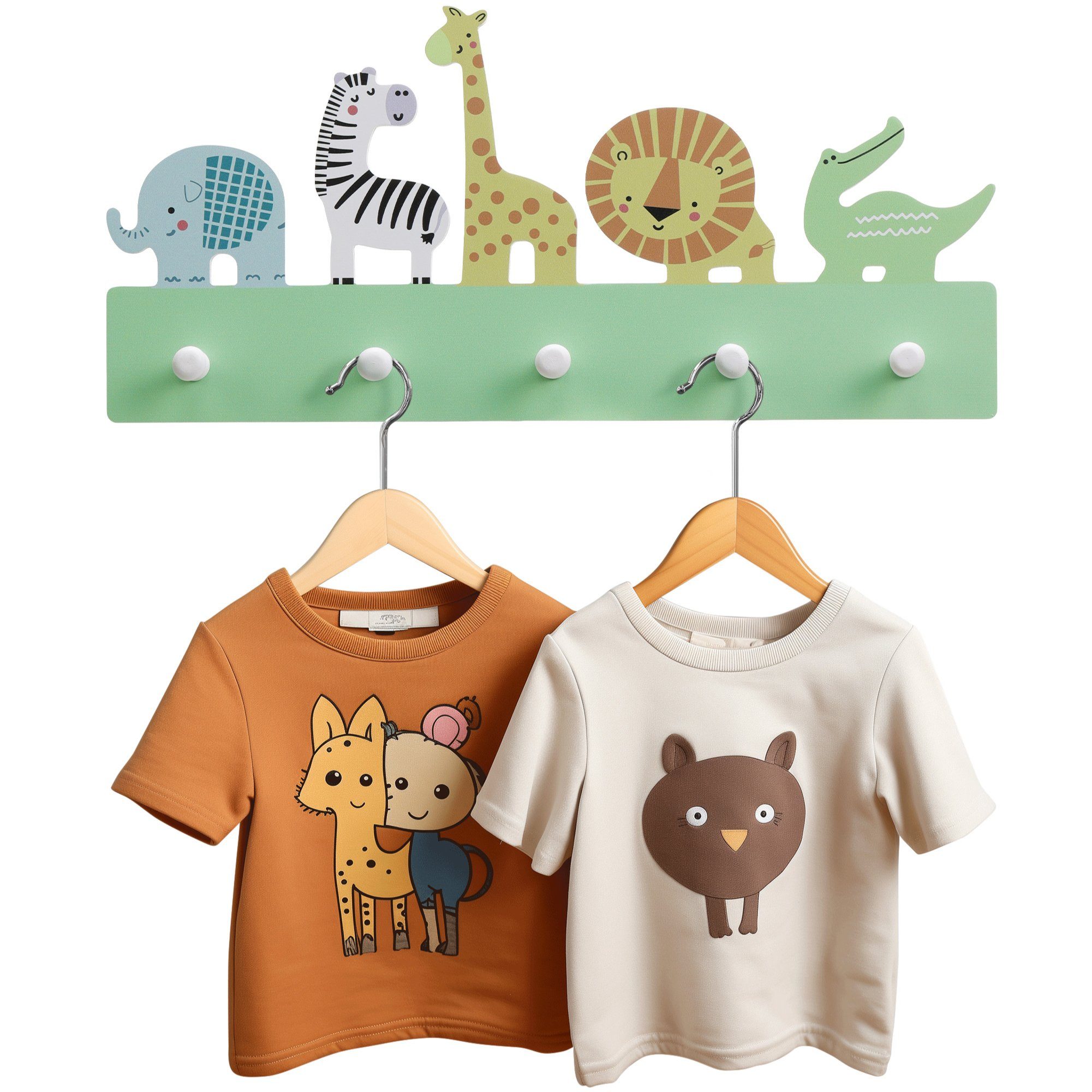Navaris Kleiderhaken Garderobe für Kinder - Kindergarderobe mit Haken - Gar günstig online kaufen