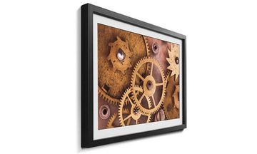 WandbilderXXL Bild mit Rahmen Mechanical Watch, Technik, Wandbild, in 4 Größen erhältlich