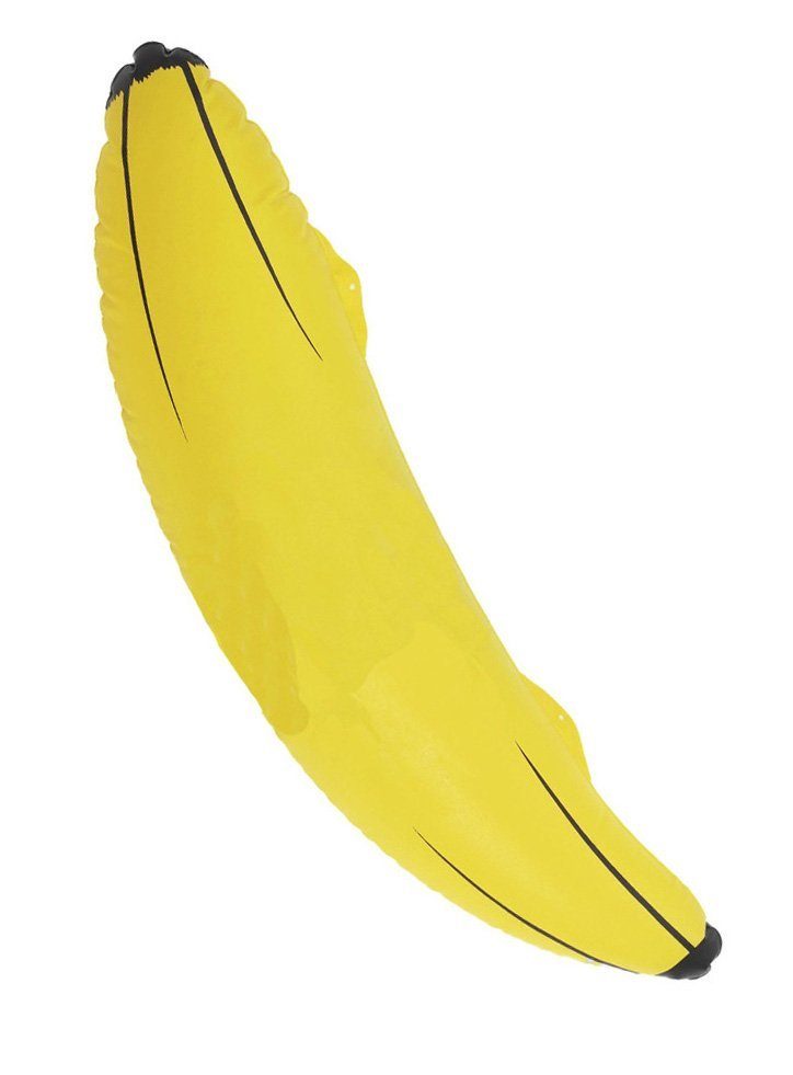 Smiffys Kostüm Aufblasbare Banane, Als Mensch von Welt sollte man jederzeit eine aufblasbare Banane griff