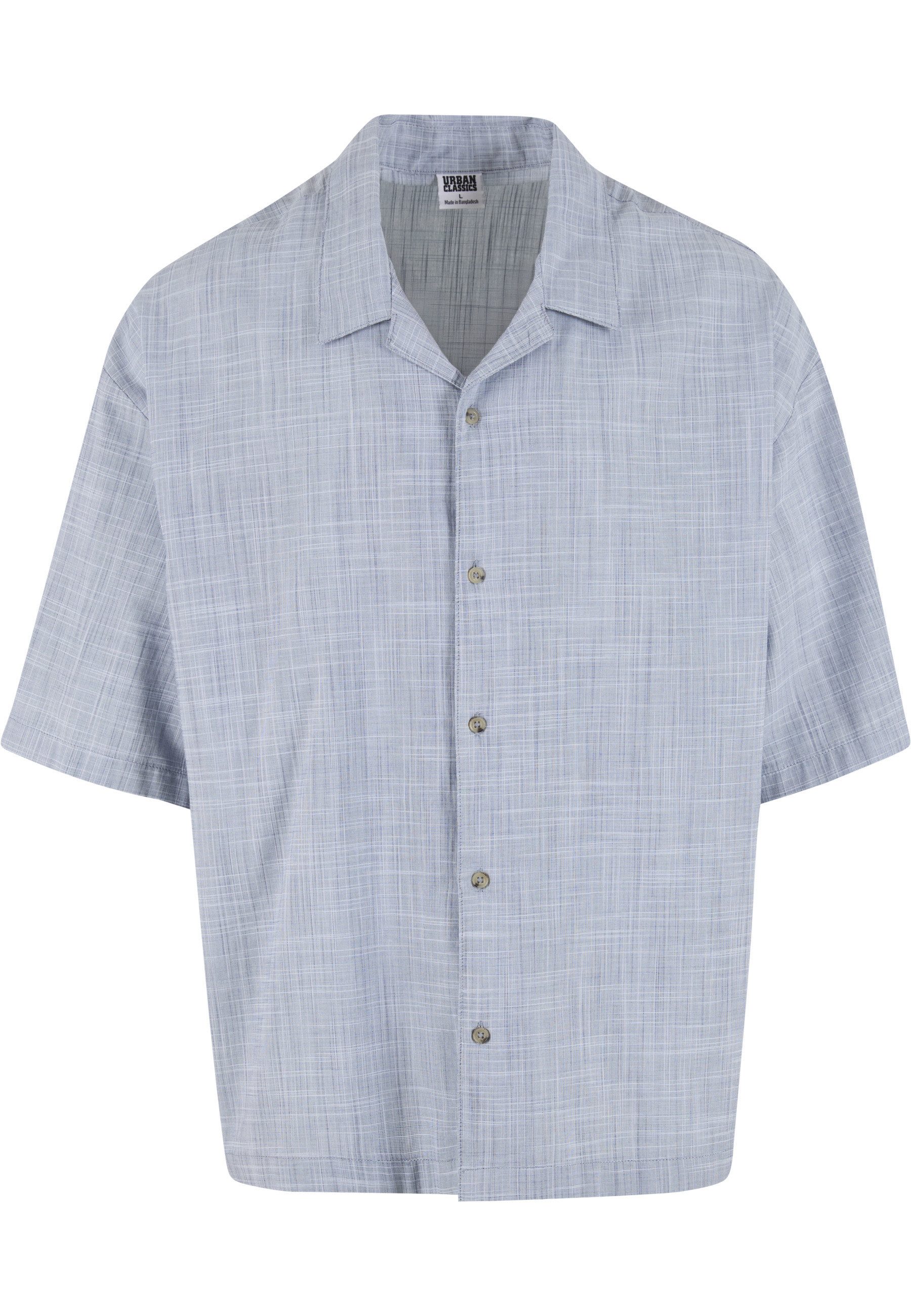 URBAN CLASSICS Langarmhemd Urban Classics Boxy Structured Short Sleeves Shirt (1-tlg)
