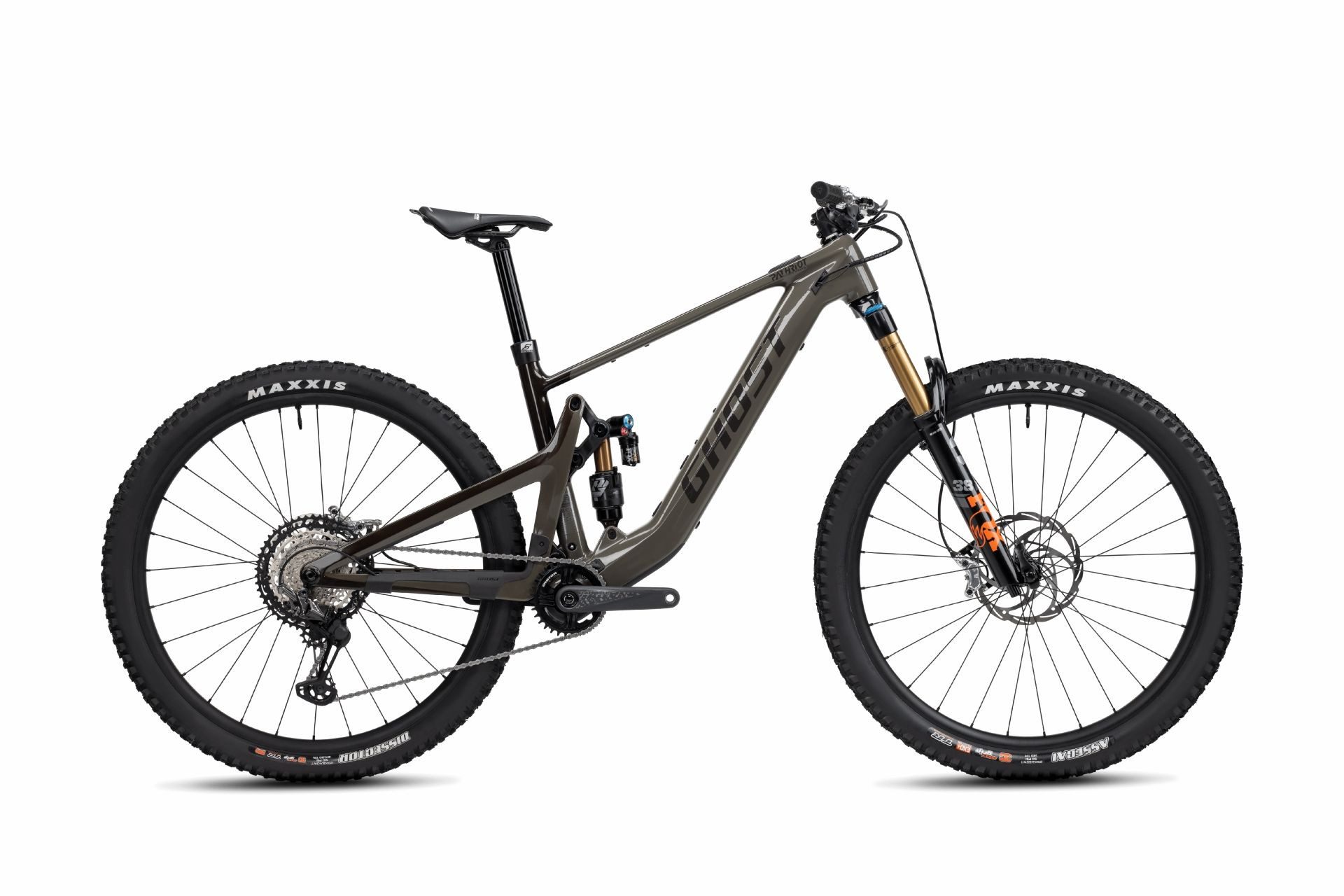 Ghost E-Bike 29" Path Rot CF/LC Full Party L Grey/Brown, 12 Gang Shimano XTR RD-M9100 12-S Schaltwerk