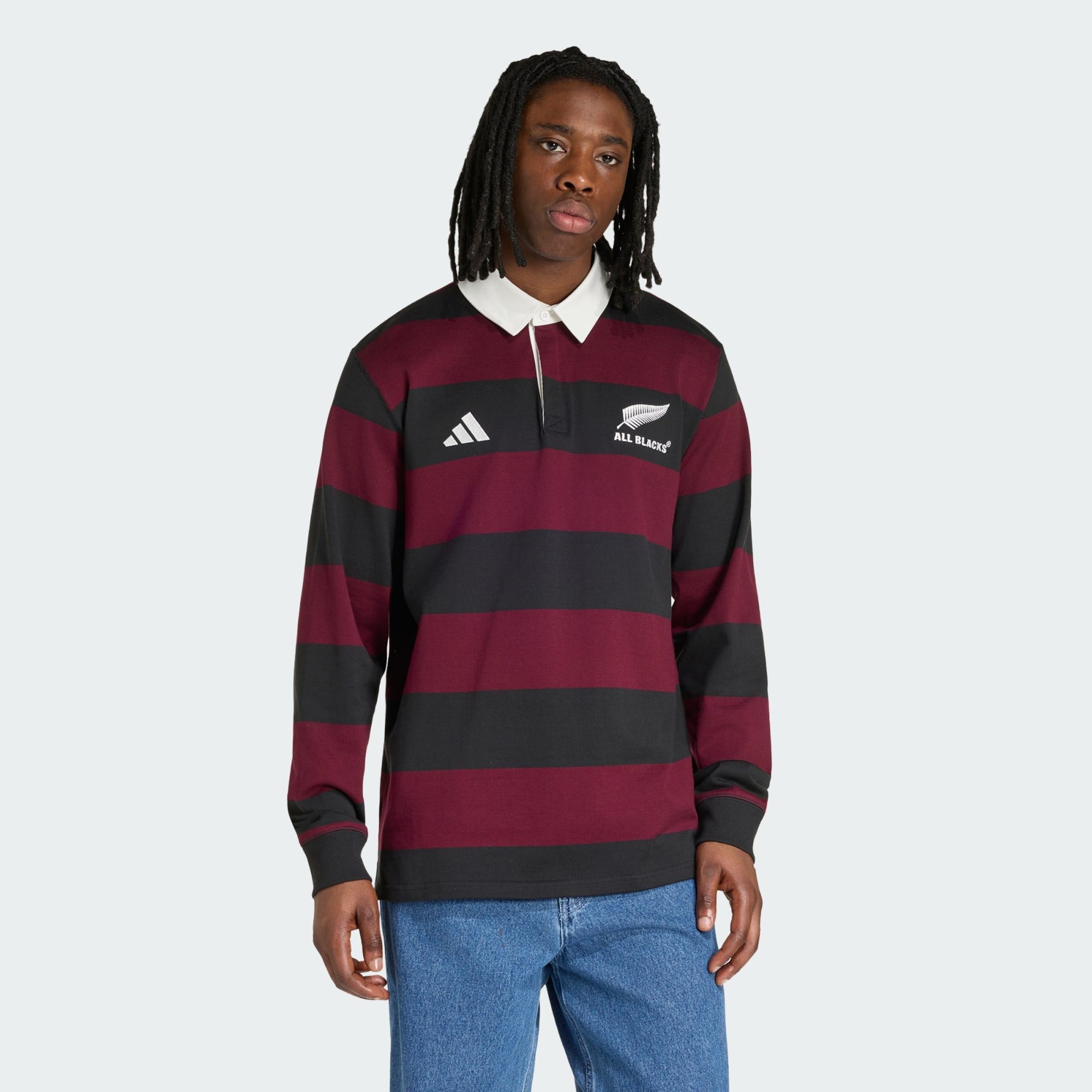 adidas Performance Langarm-Poloshirt ALL BLACKS HERITAGE POLOSHIRT (1-tlg)