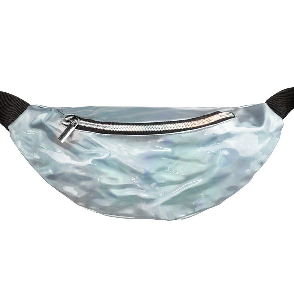 Metamorph Bauchtasche 80er Bauchtasche silber - Kostümtasche Fasching Ka, S günstig online kaufen