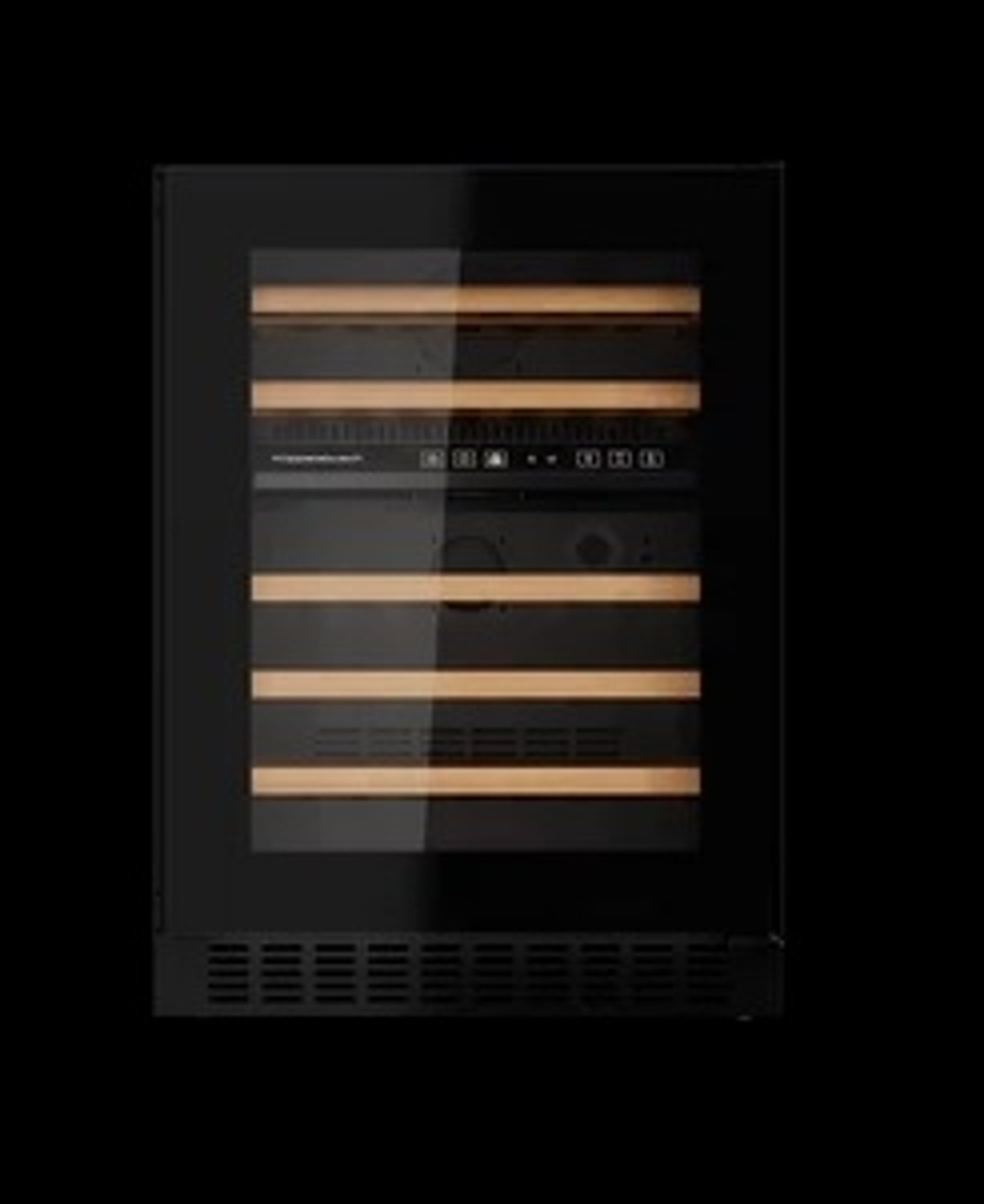 Küppersbusch Einbauweinkühlschrank FWKU1851.0S, für 46 Standardflaschen á 0,75l,LED Innenbeleuchtung, Türanschlag wechselbar, Temperaturregelung