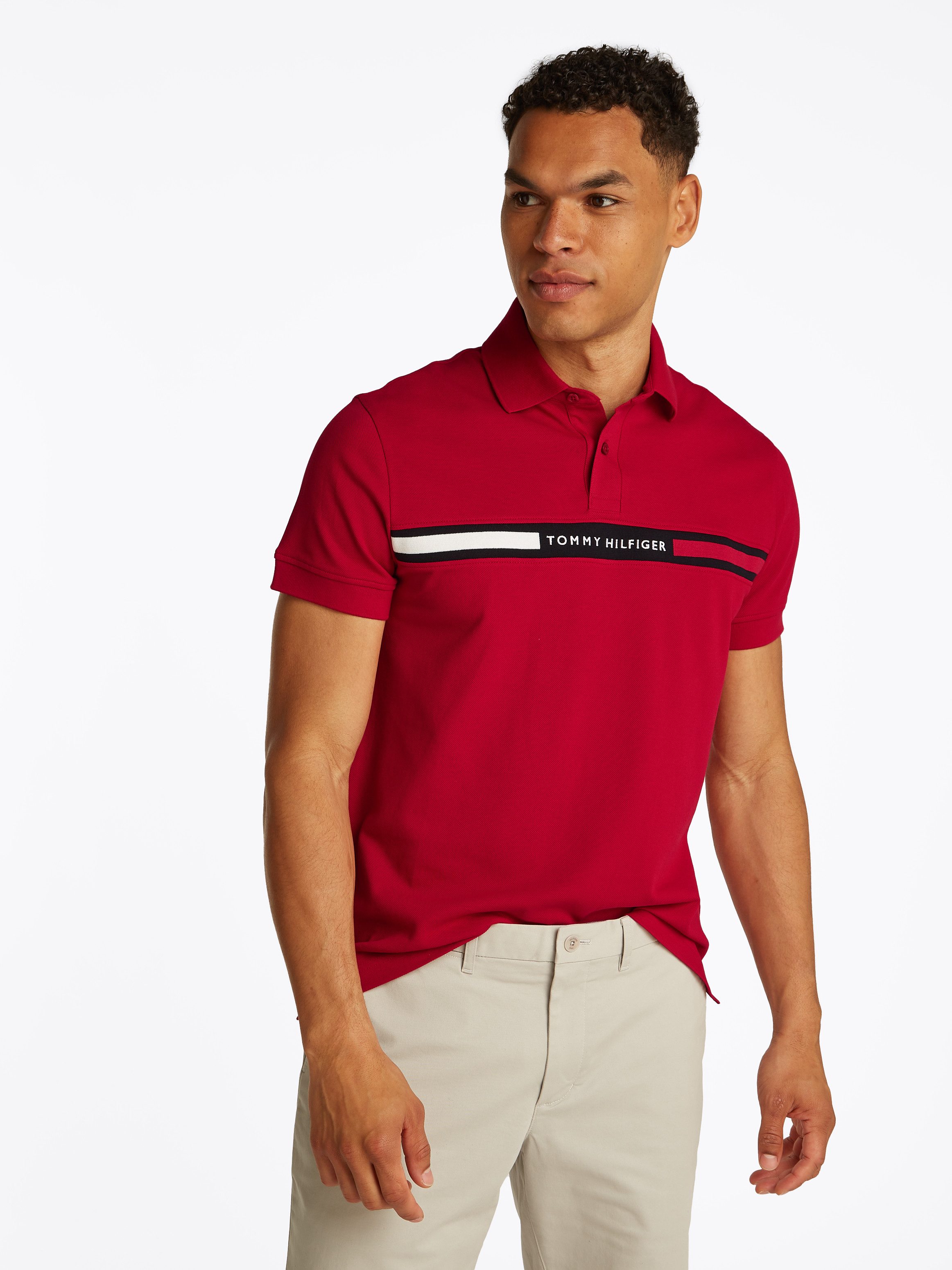 Tommy Hilfiger Poloshirt HILFIGER CHEST INSERT REG POLO