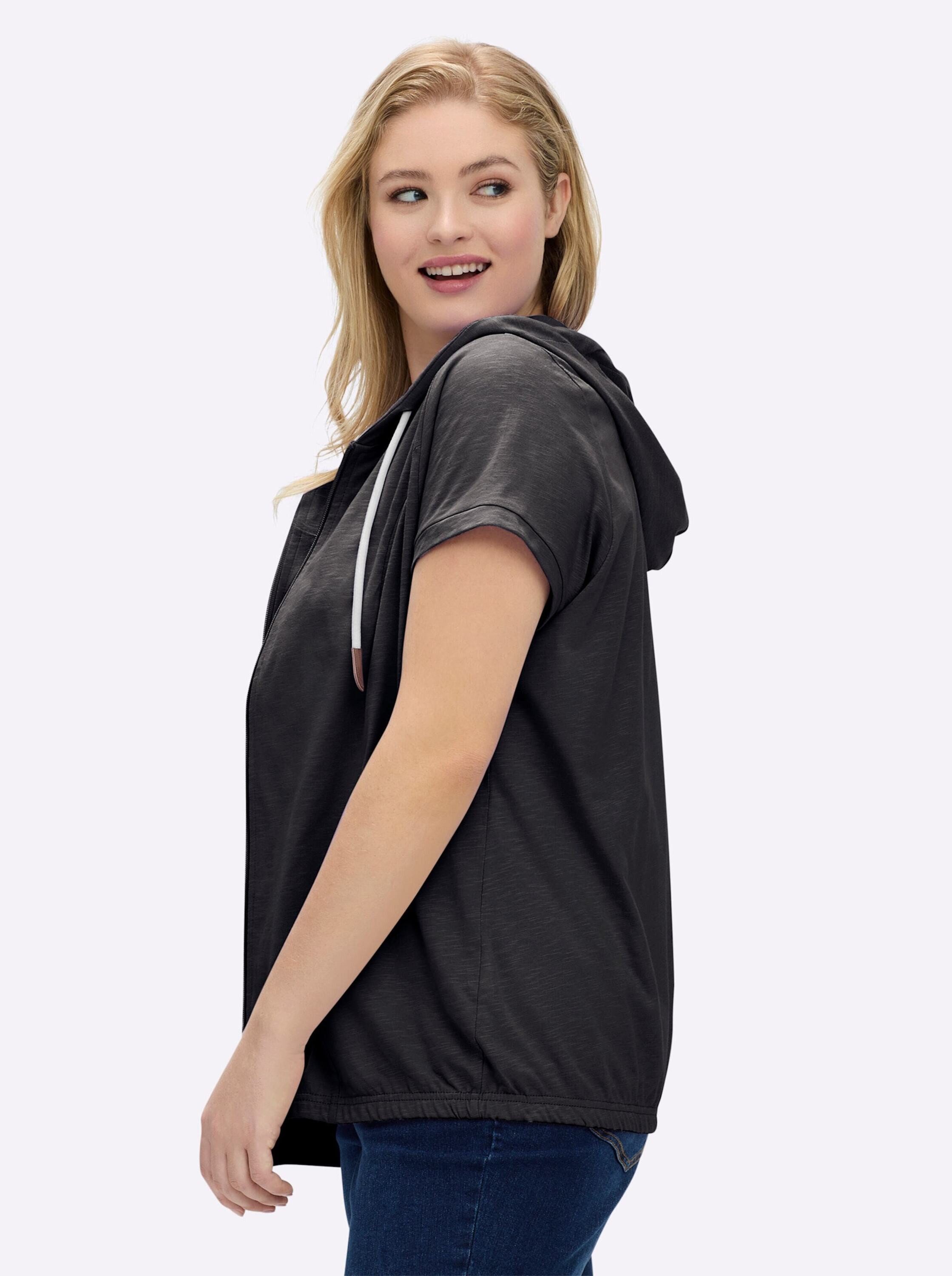 Witt Shirtjacke Sweatjacke Kurzarm