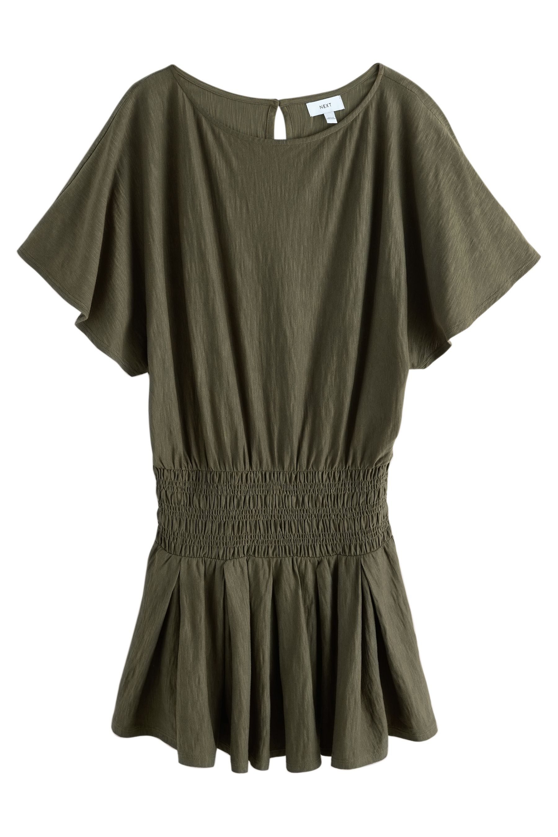 Next Jerseykleid Jersey-Minikleid mit Schulterdetails (1-tlg)