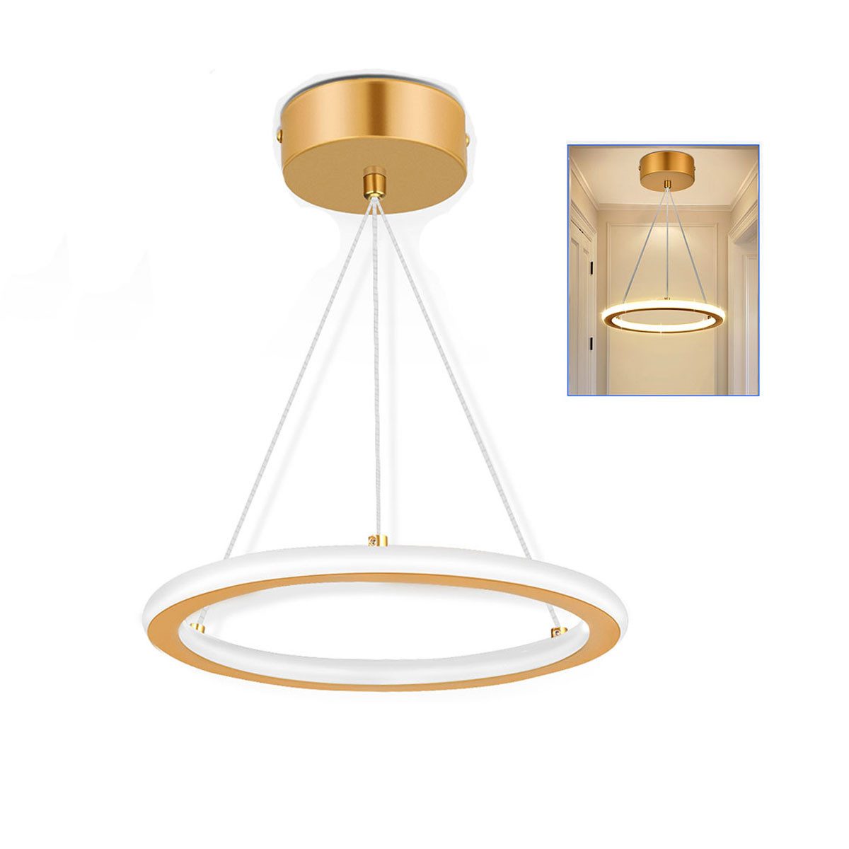 oyajia Deckenleuchte Modern 16W LED Deckenlampe, günstig online kaufen