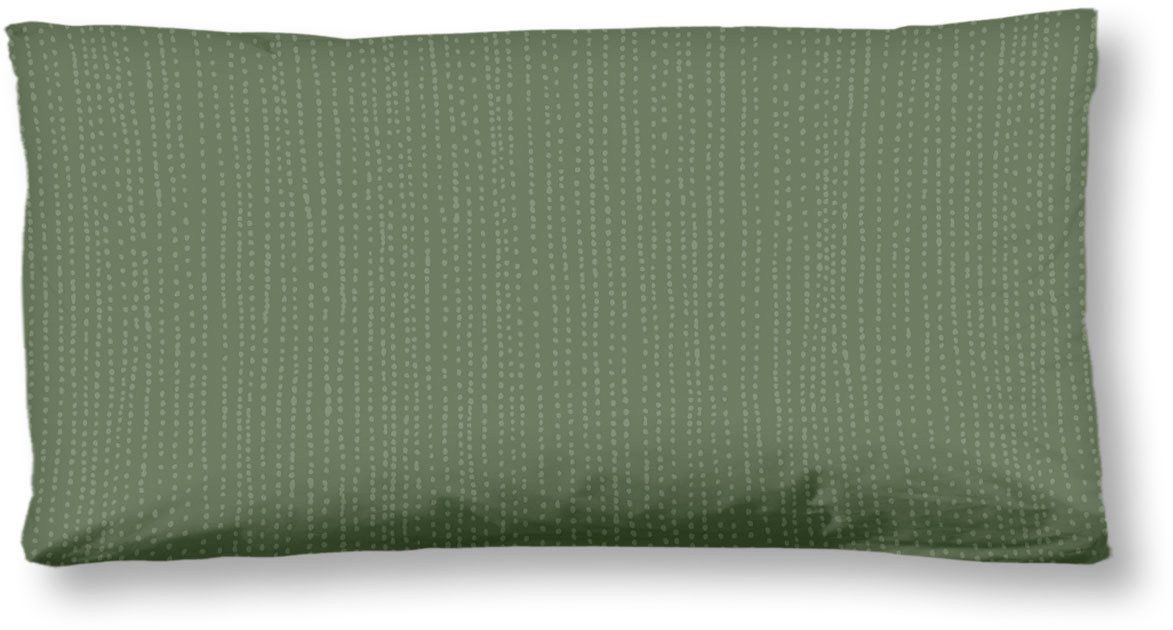 hip Kissenhülle Sagadar, (1 Stück), Baumwolle, Mako-Satin, 40x80, 1 Stück, Reißverschluss, Sagadar, Grün