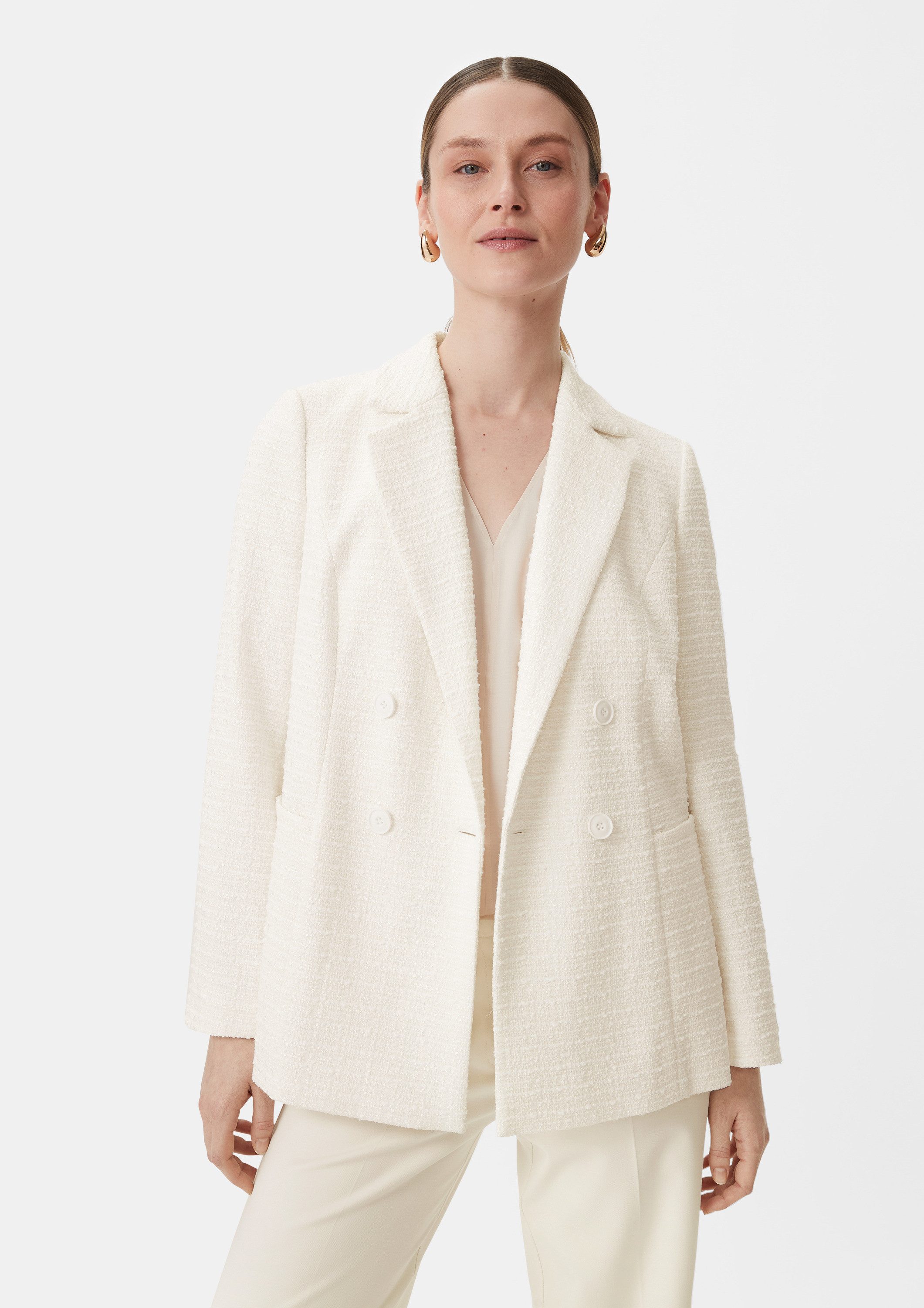 comma Куртки блейзер Indoor-Blazer Блейзеры aus Bouclé