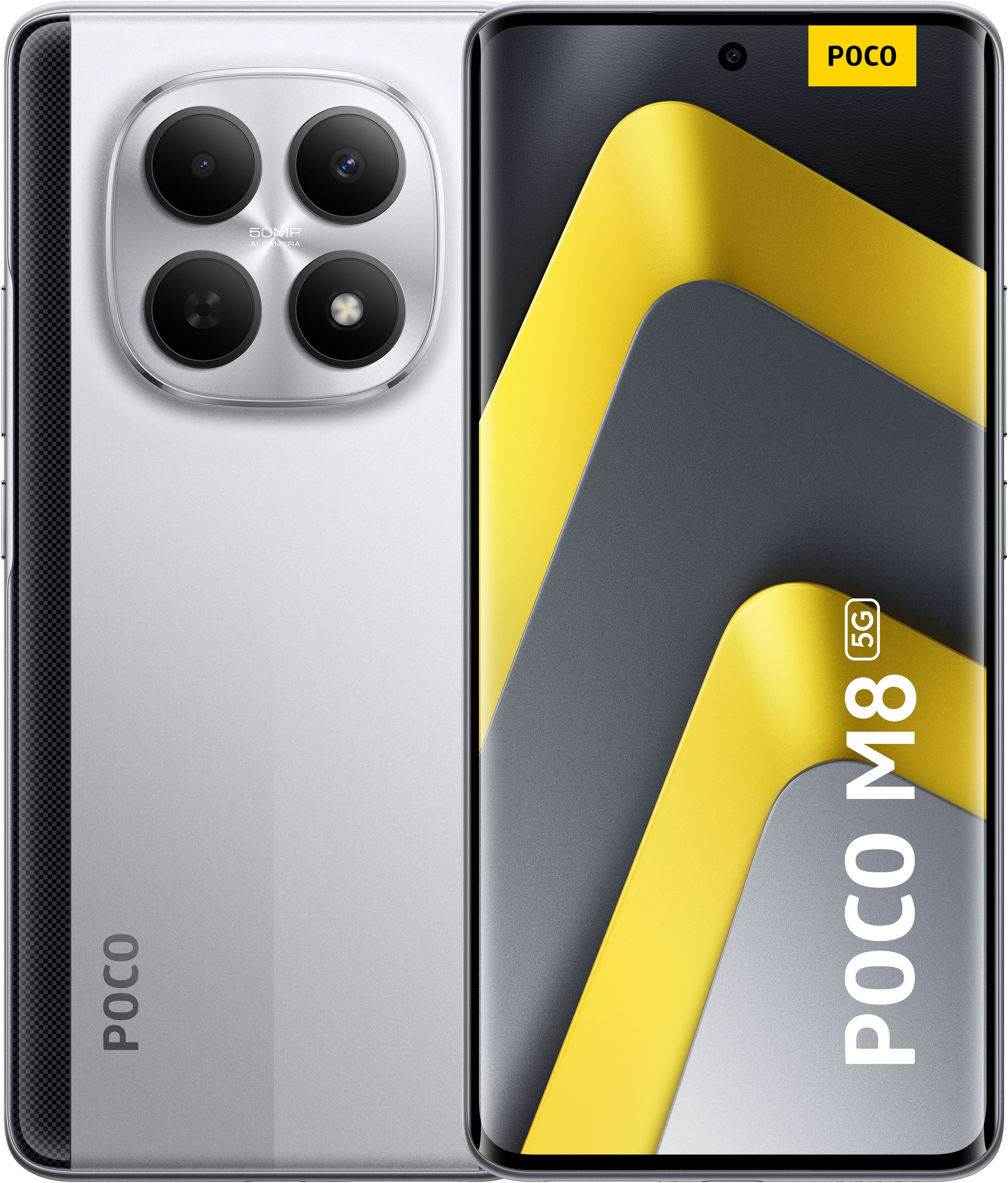 Xiaomi POCO M8 5G Smartphone (17,21 cm/6,77 Zoll, 256 GB Speicherplatz, 50 MP Kamera)