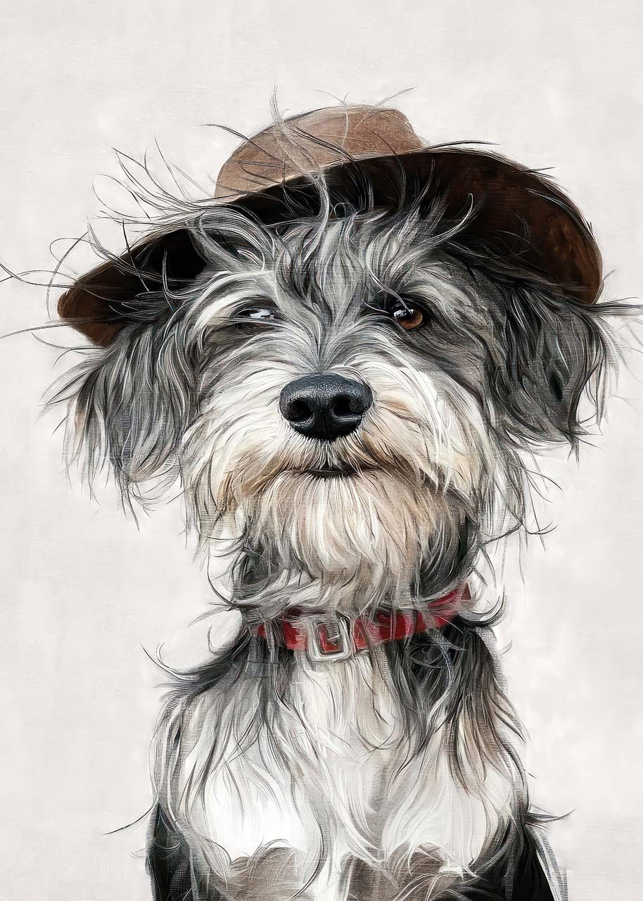 ArtUniverse Gemälde Hund "Vagabund" 50x70 cm, .