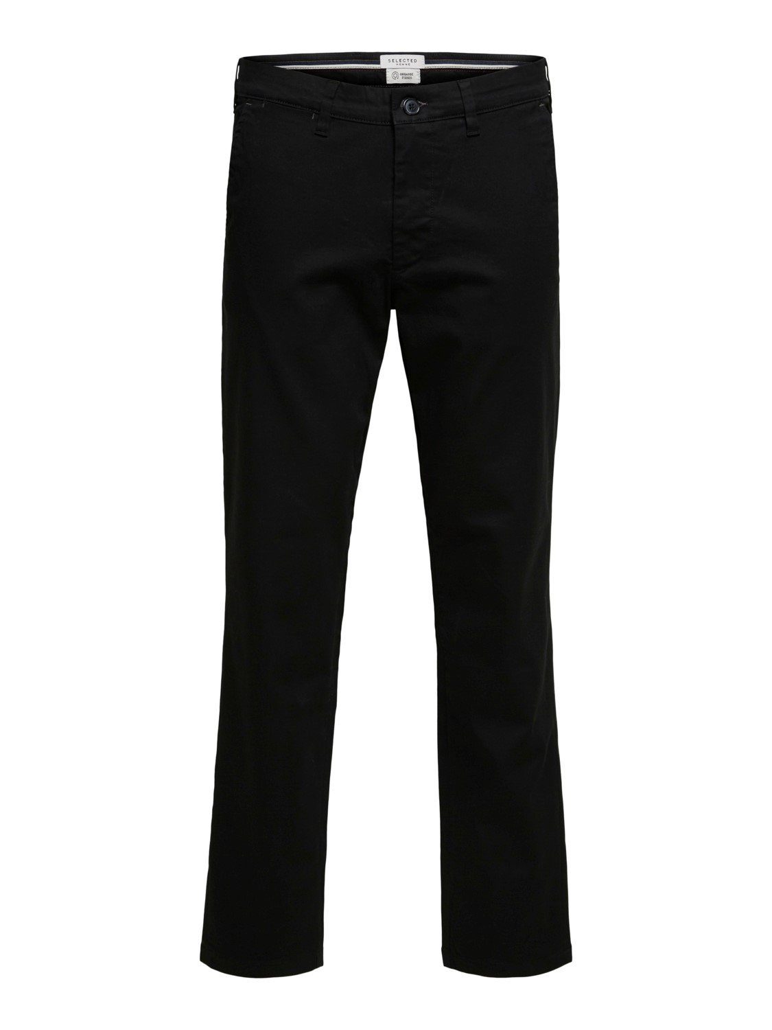 mit SELECTED HOMME Stretch Black MILES (16074054) FLEX Chinohose