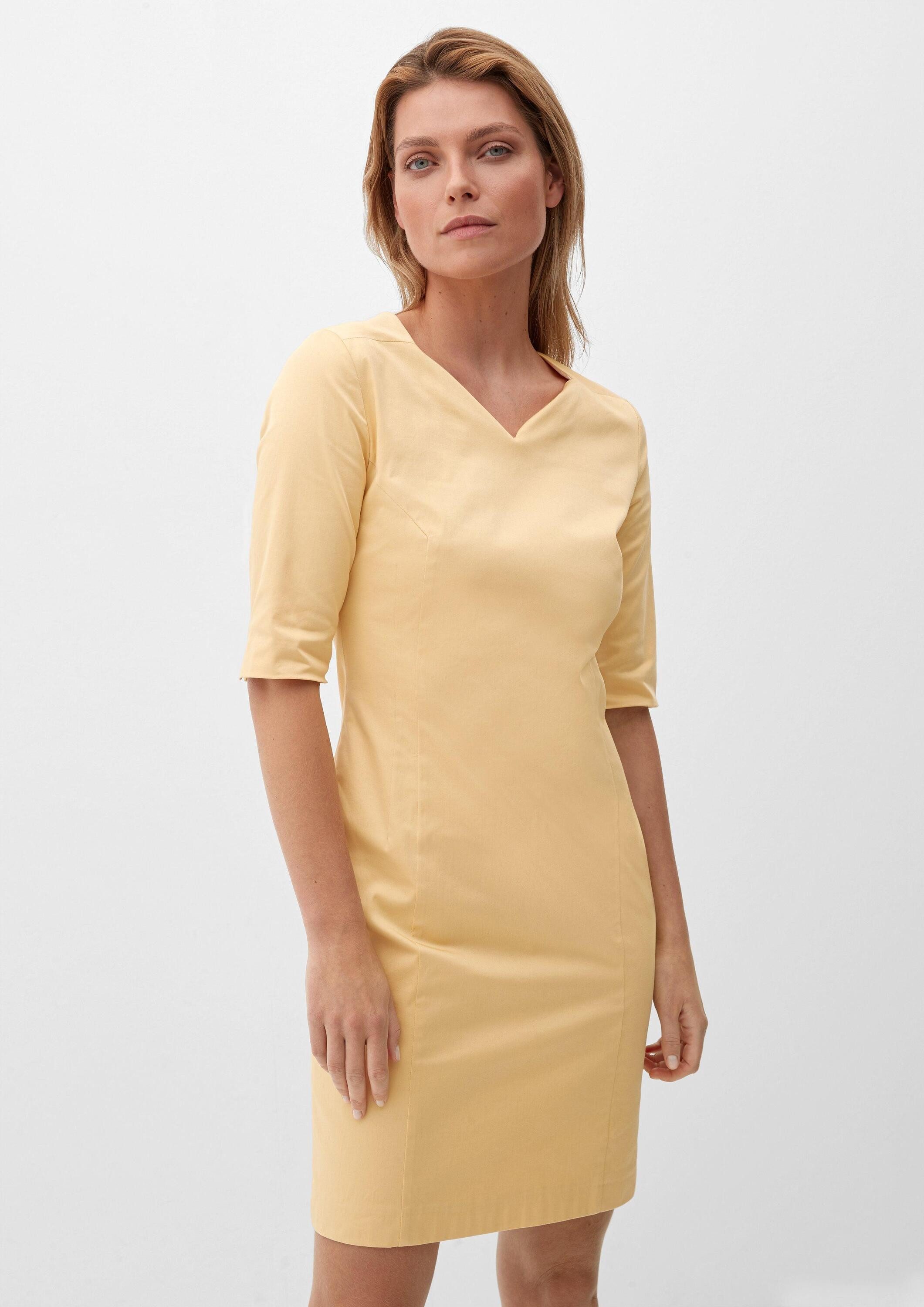 s.Oliver Minikleid Kleid Kleid mit Tunika-Ausschnitt