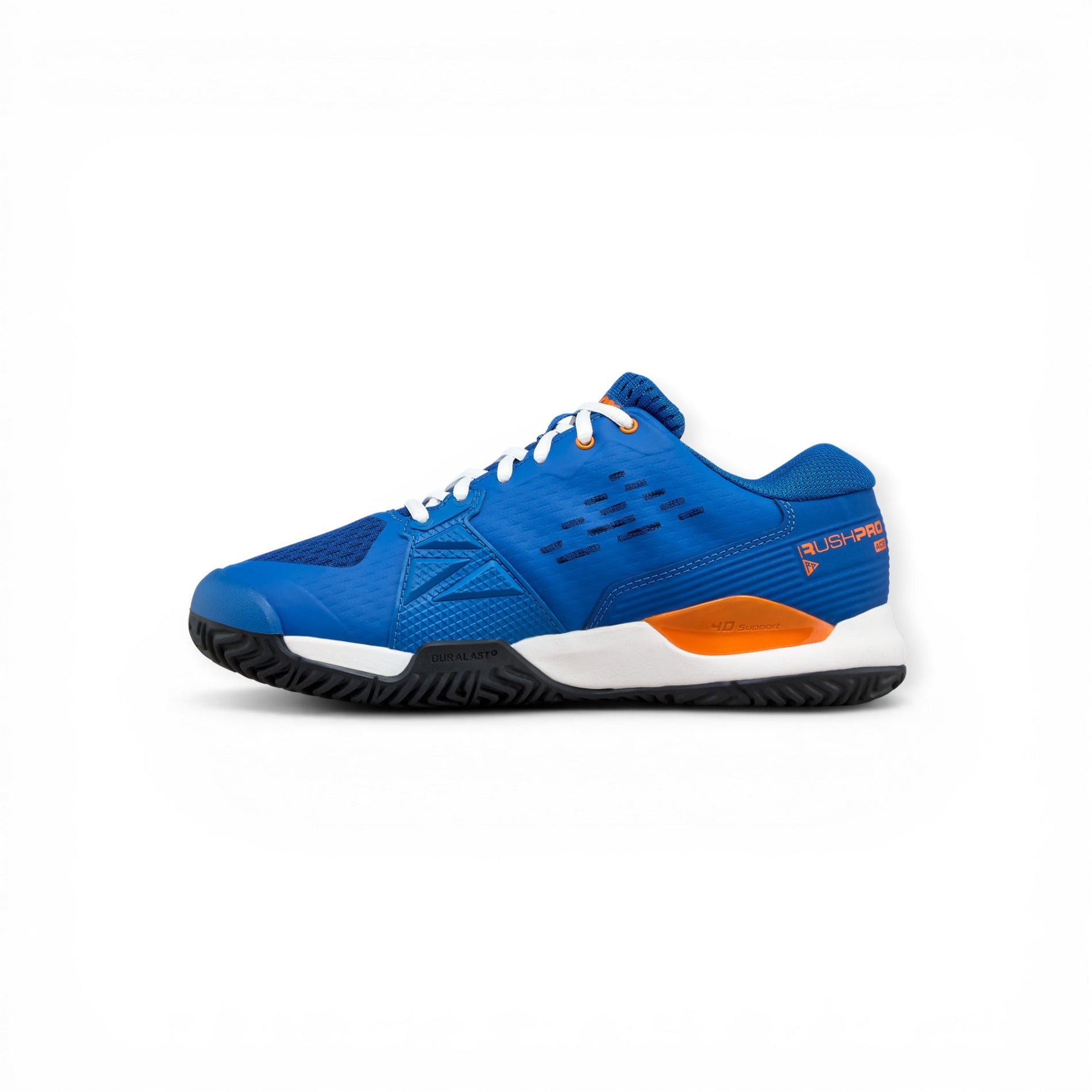 Wilson Rush Pro Ace Allcourt 2026 blau/weiss/orange Kinder Tennisschuh