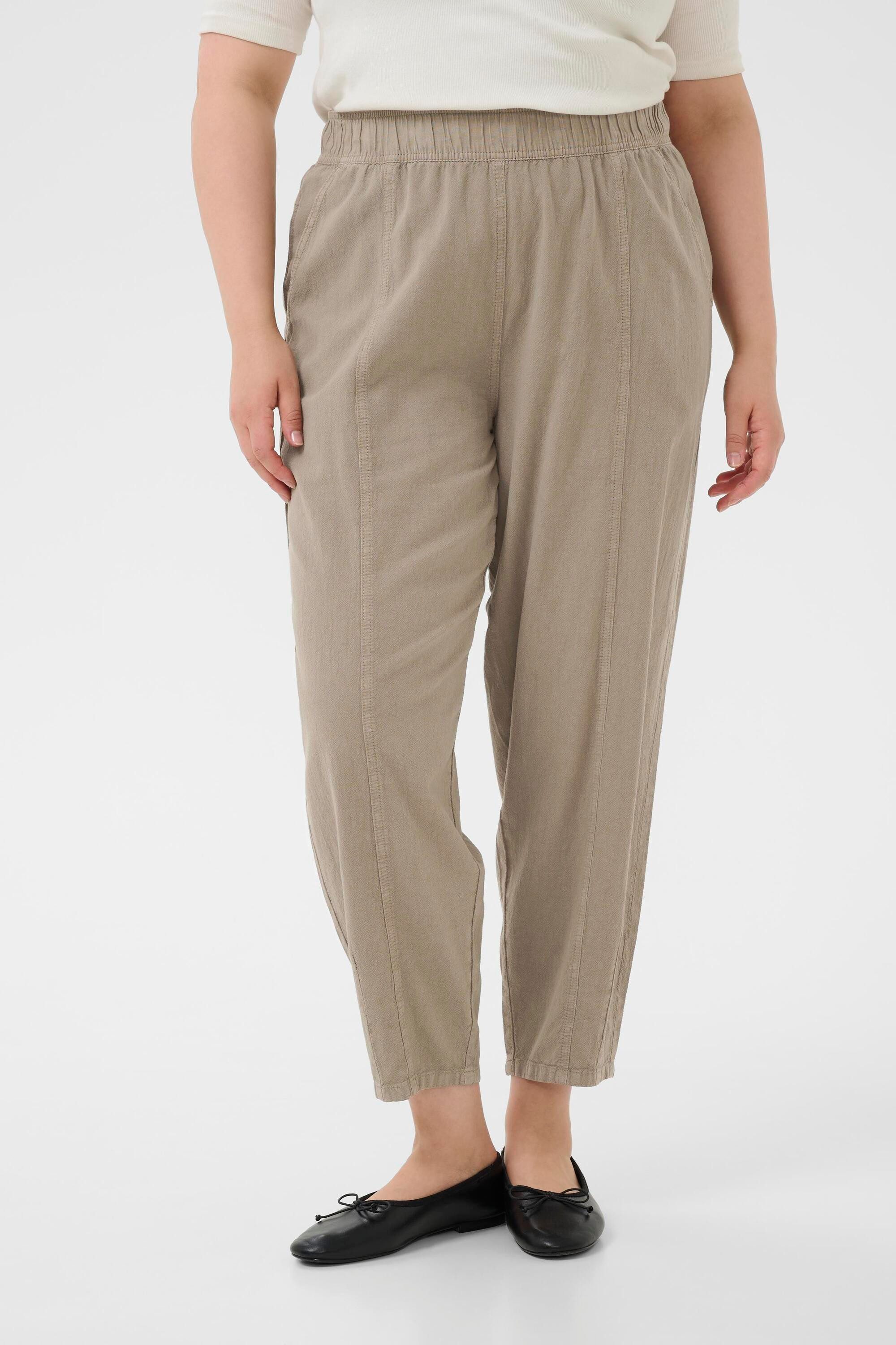 KAFFE Curve Stoffhose Casual Hose KCnana Große Größen