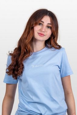 TheHeartFam T-Shirt Nachhaltiges Bio-Baumwolle Tshirt Baby Blau Kompass Herren Frauen Hergestellt in Portugal / Familienunternehmen