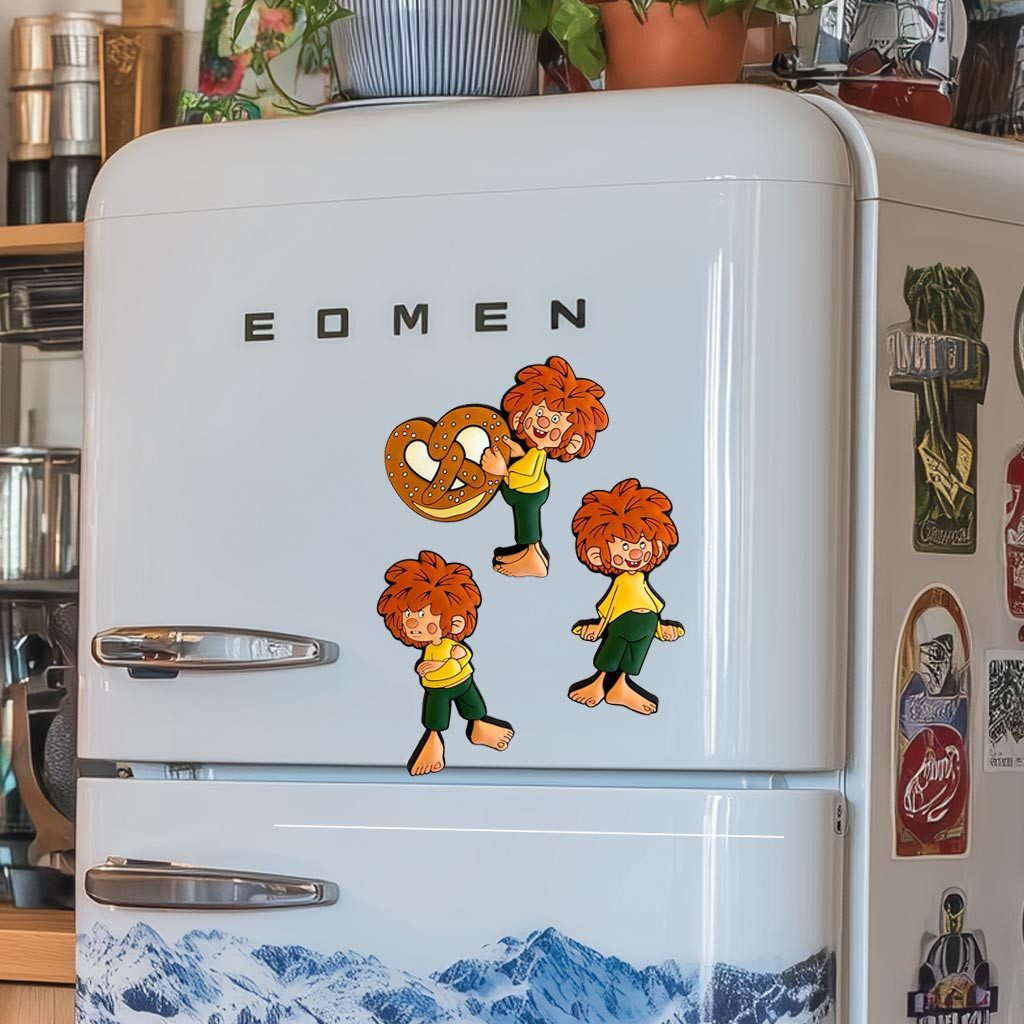 Magnet ®Pumuckl Magnete "3er Set", Kühlschrank Magnete, ca. 5 x 8 cm