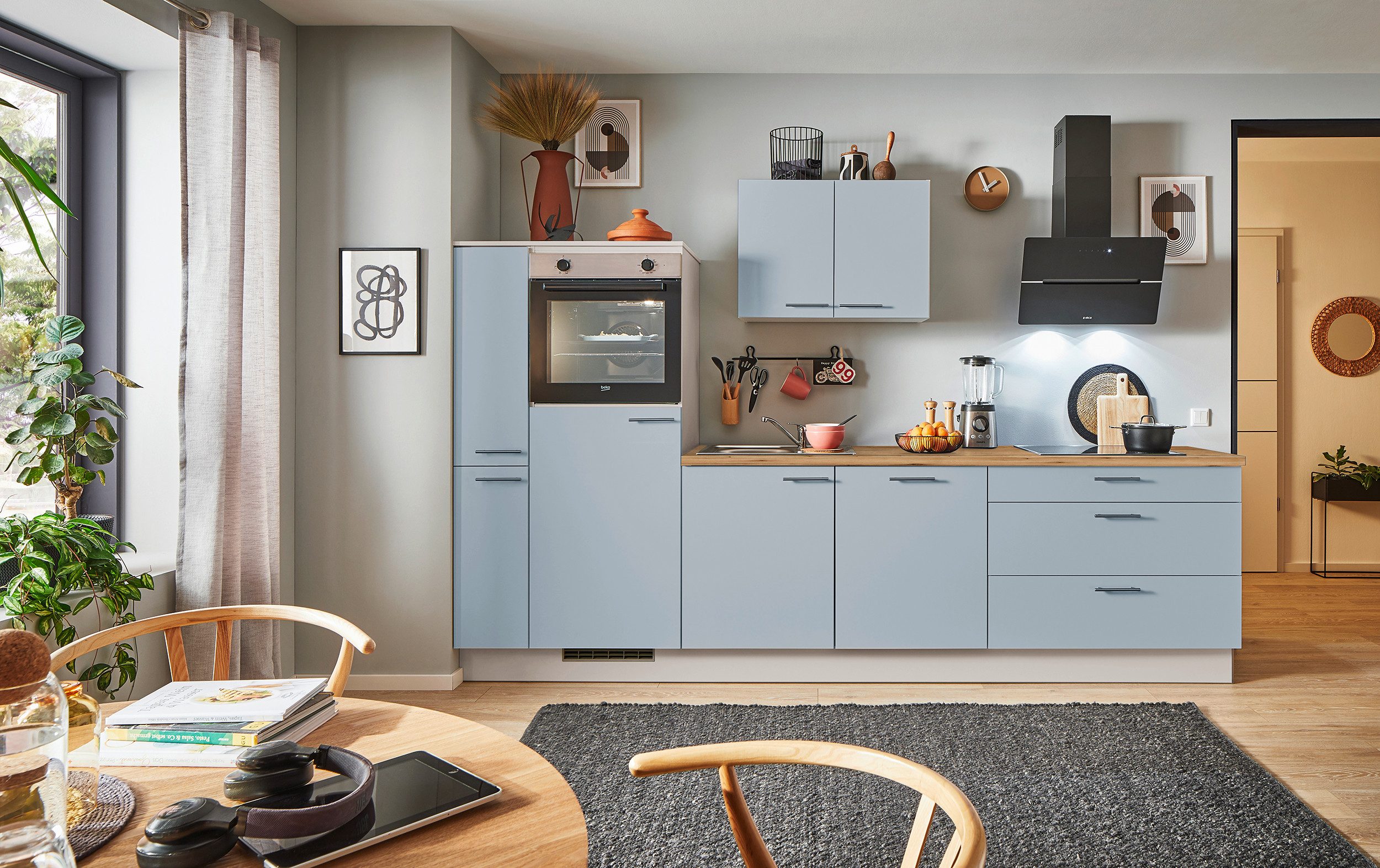 pino Küchenzeile Stockholm, individuell anpassbar, gratis günstig online kaufen