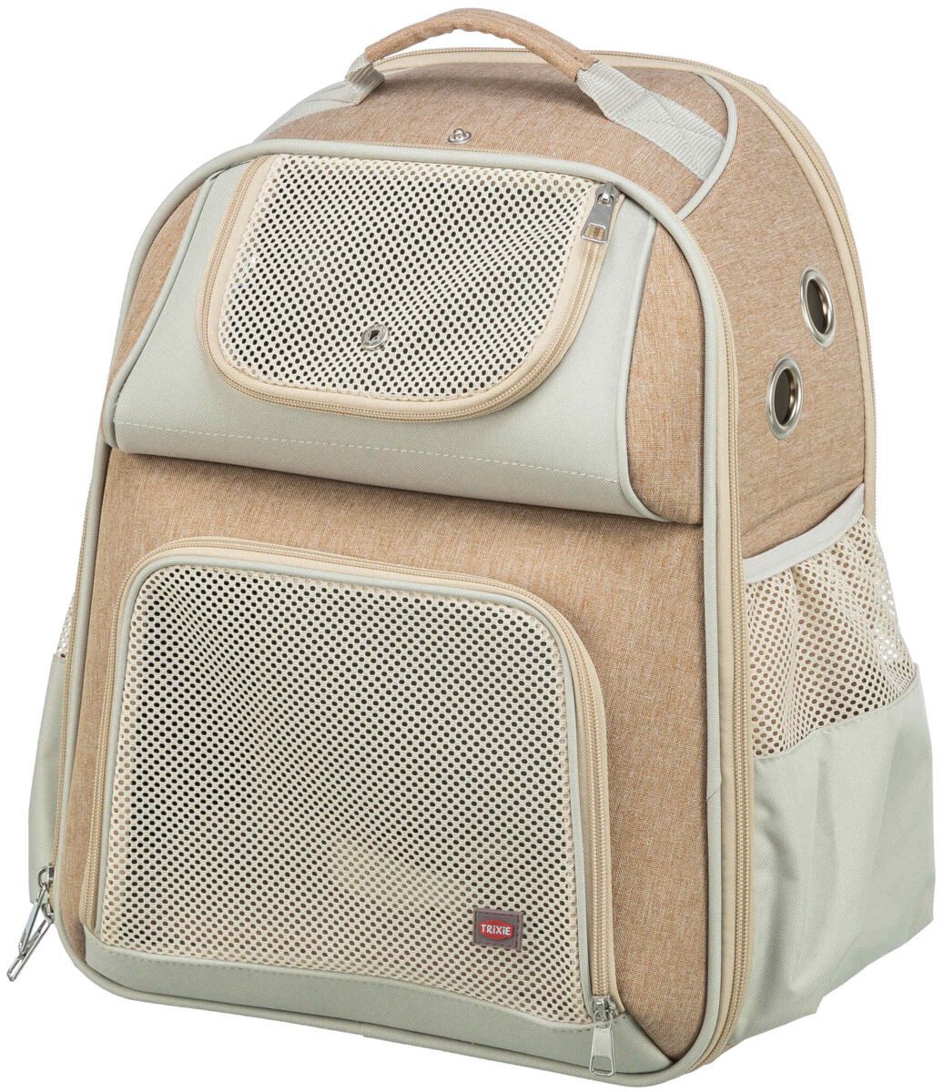 TRIXIE Tiertransporttasche Rucksack Willow - beige/braun - 38 × 25 × 45 cm