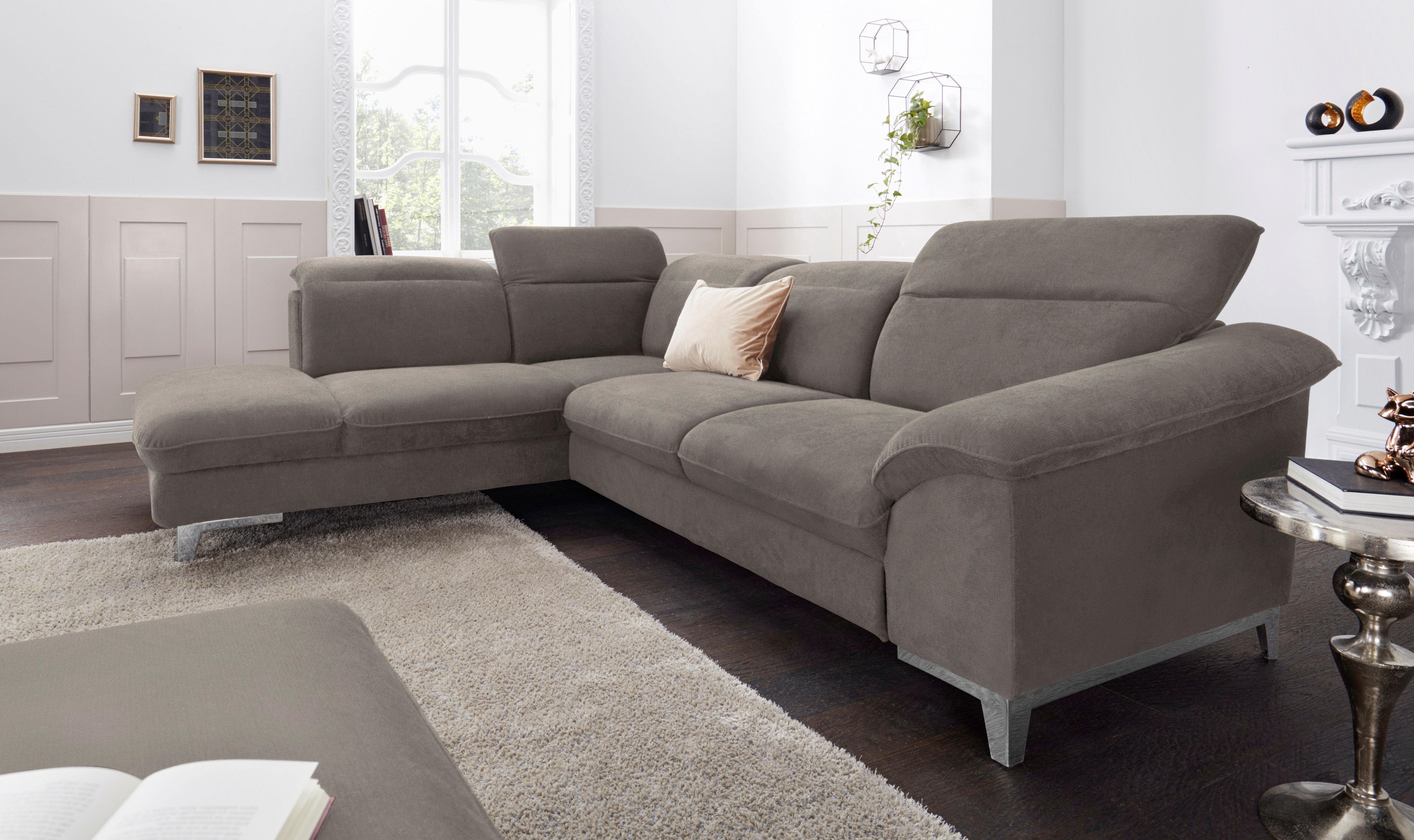 COTTA Ecksofa Teresa L-Form, mit Kopfteilverstellung, günstig online kaufen