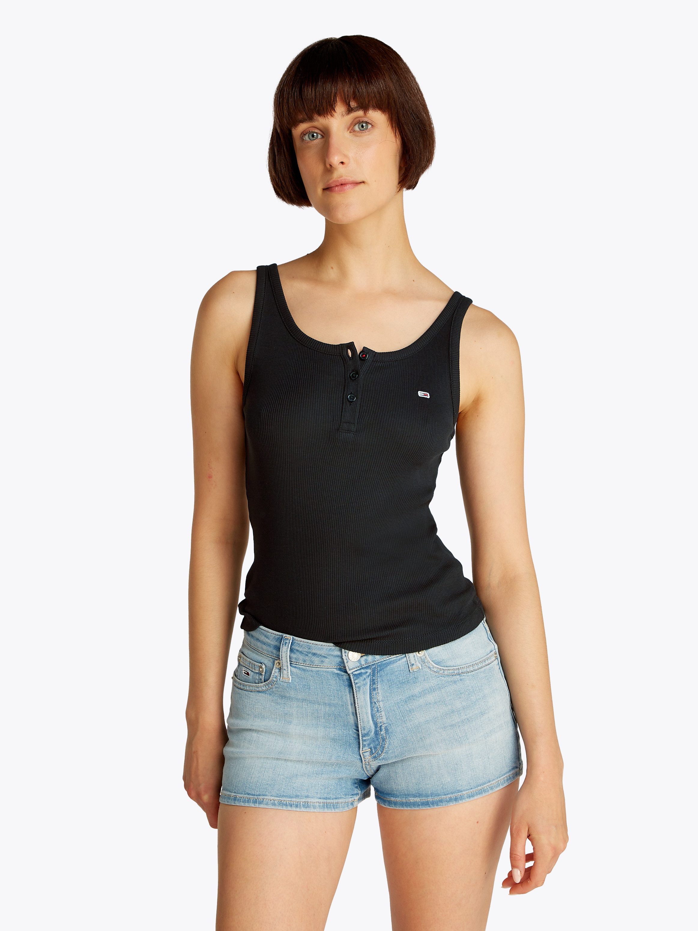 Tommy Jeans Tanktop TJW SLIM BUTTON günstig online kaufen