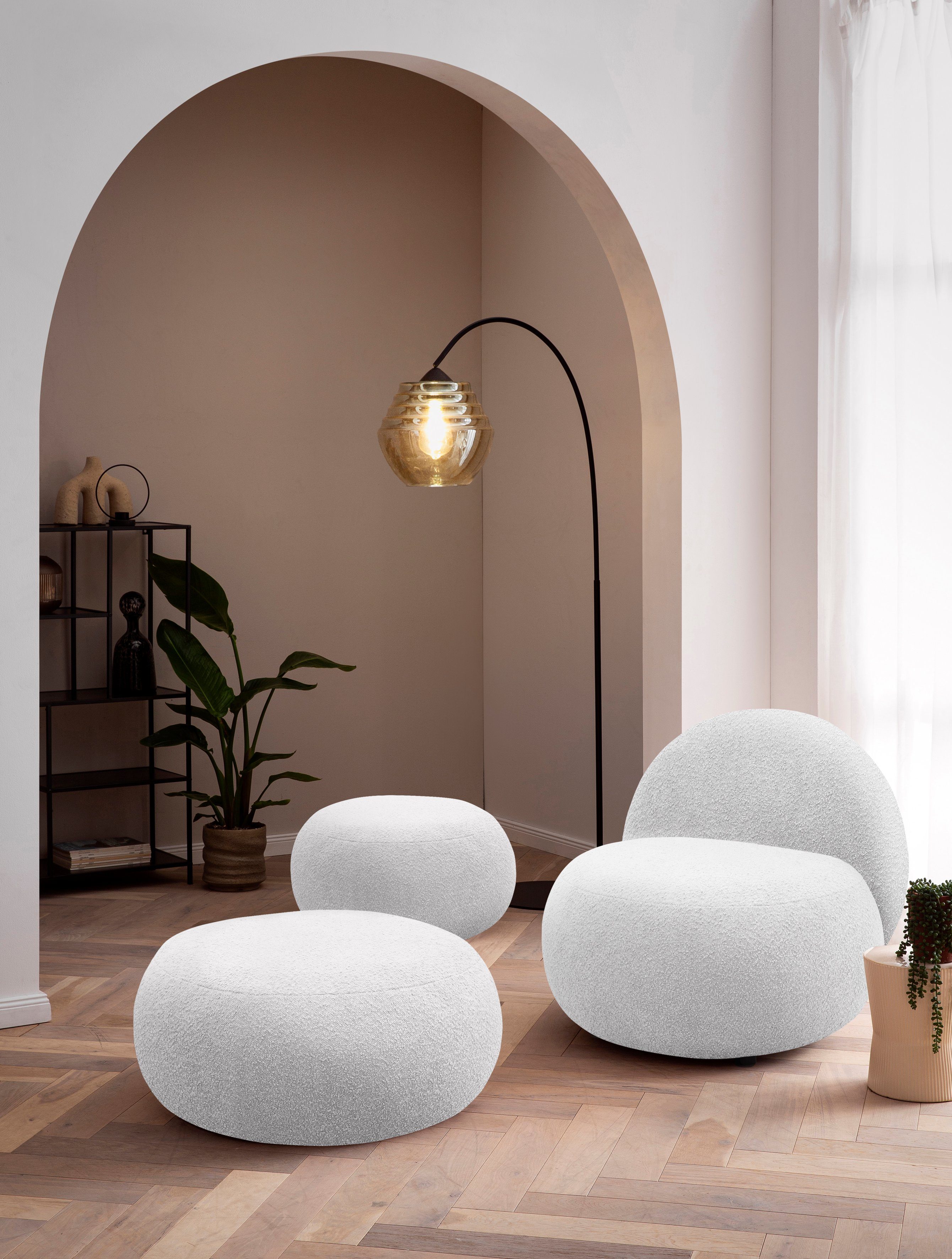 INOSIGN Sessel Mithras II Cocktailsessel, Bouclé günstig online kaufen