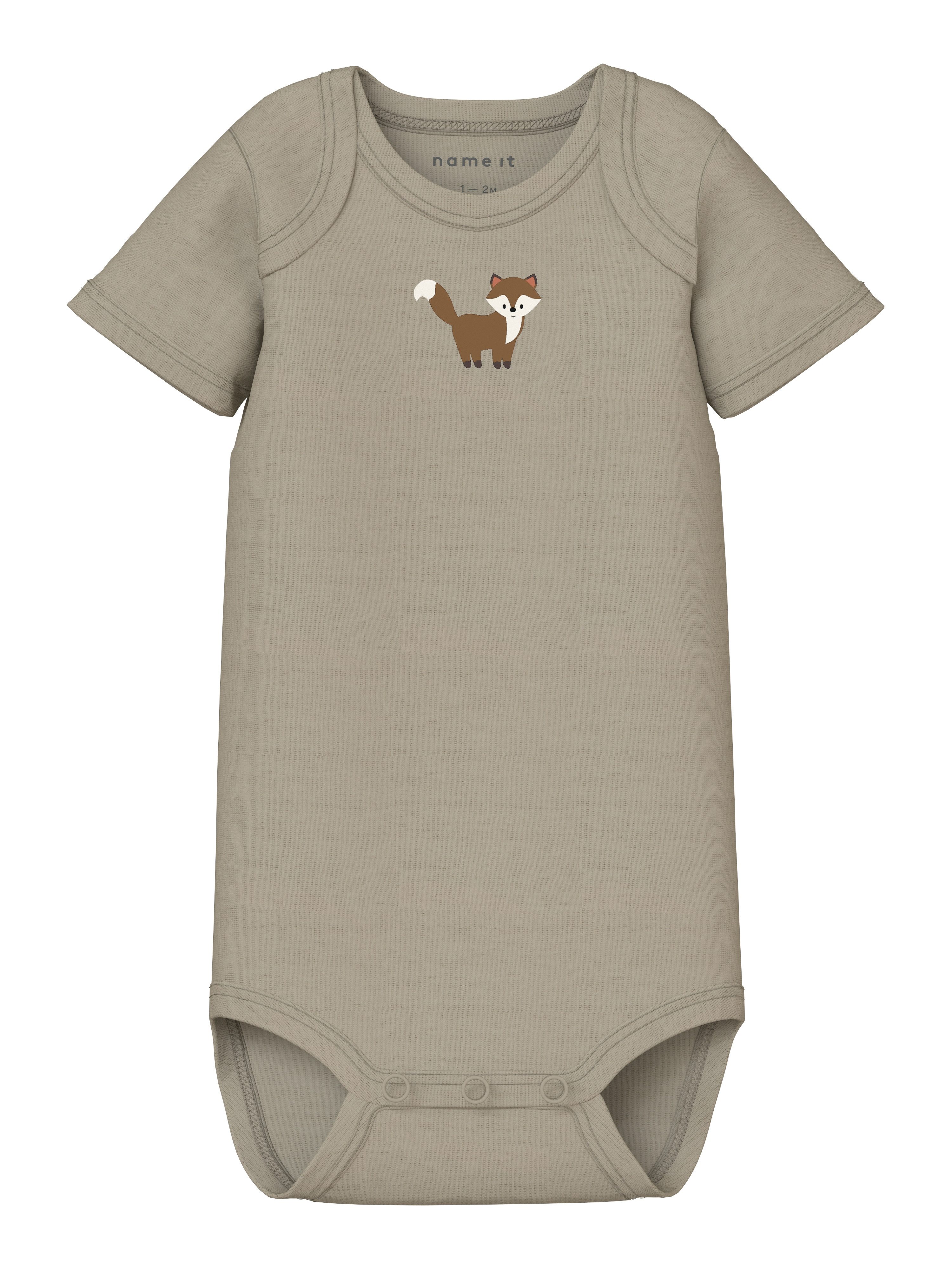 Name It Kurzarmbody NBMBODY 3P SS FOX NOOS (Packung, 3-tlg)