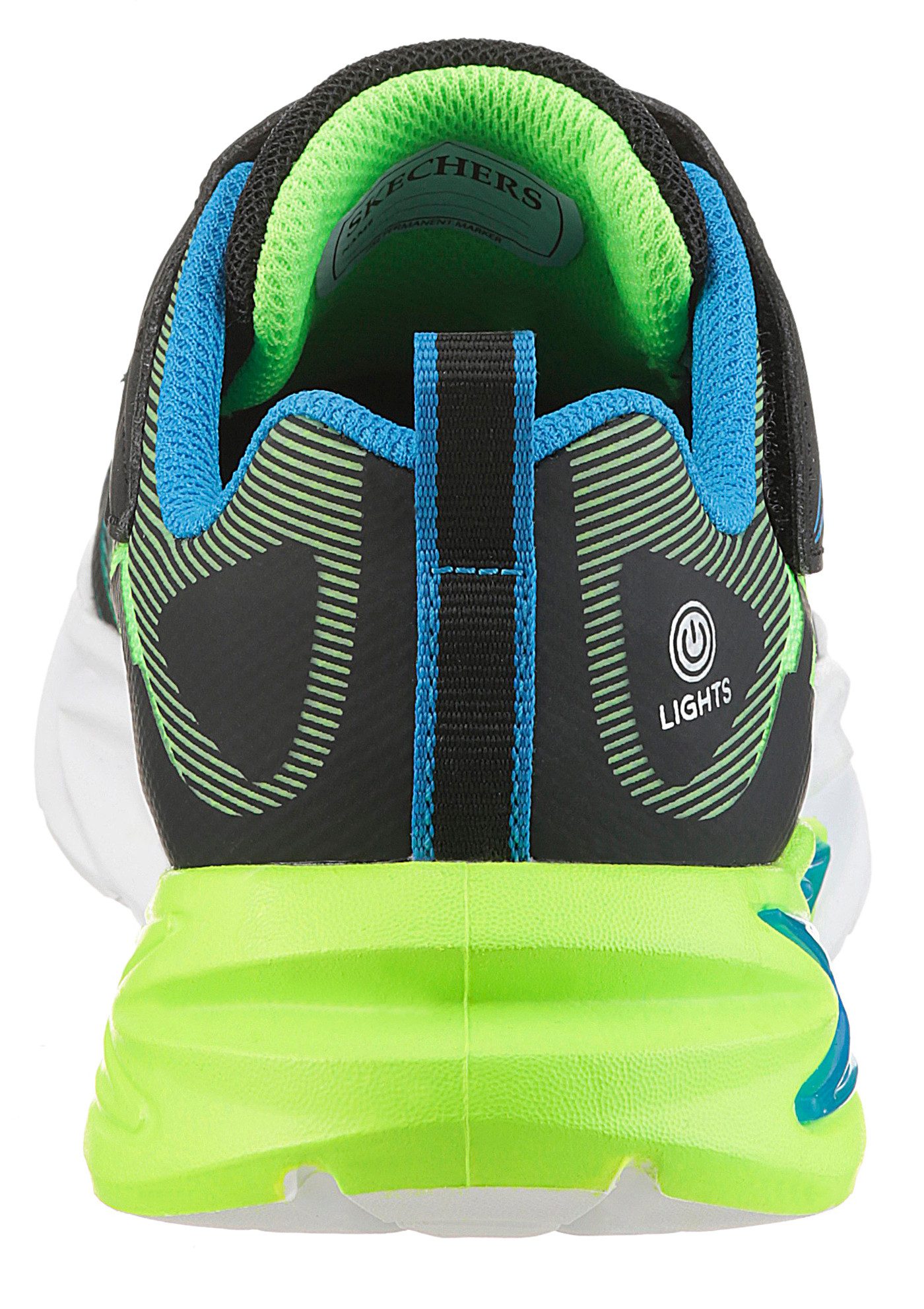 Skechers FLEX-GLOW ULTRA Sneaker Klettschuh zum Schlüpfen, Größenschablone zum Download