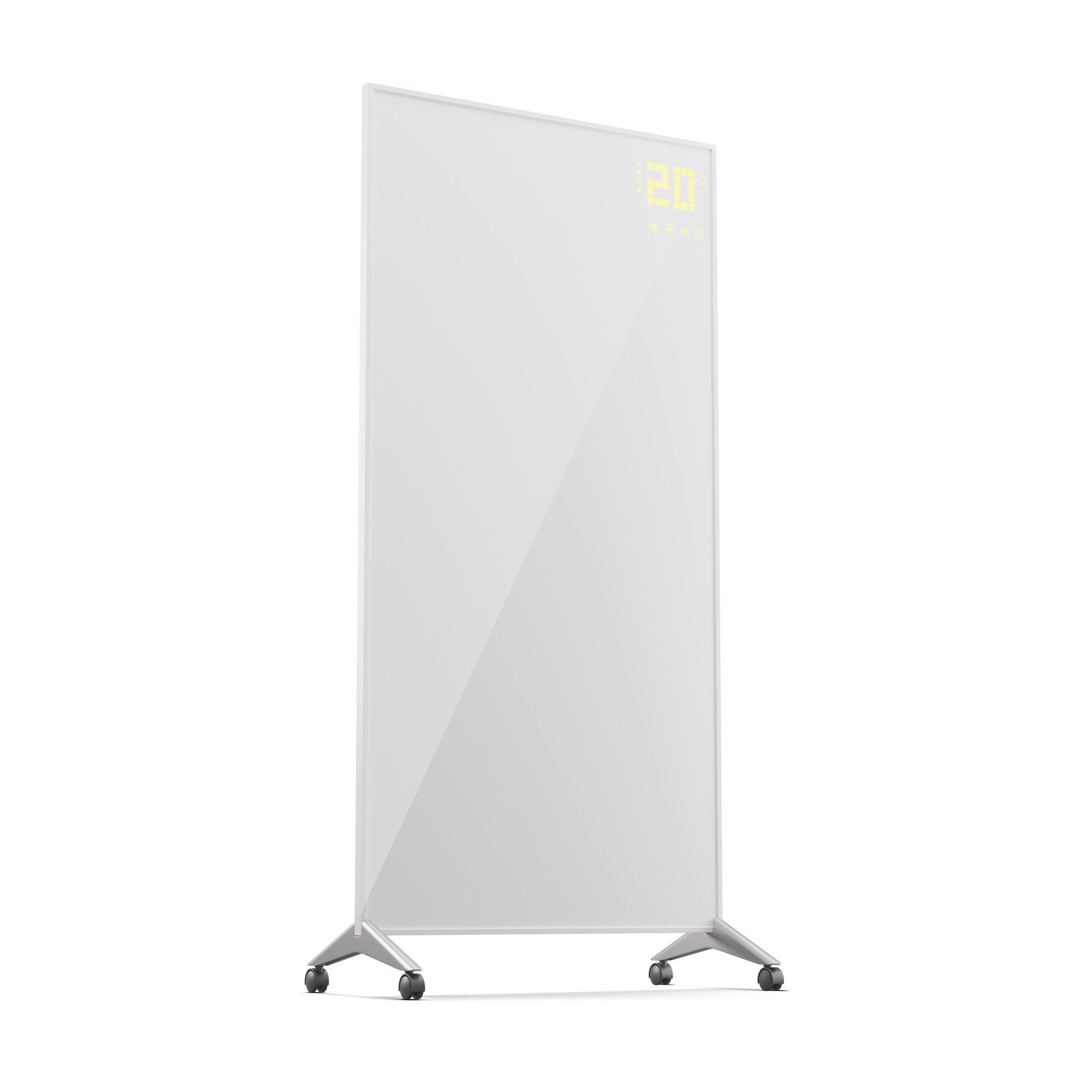 Klarstein Heizkörper Wonderwall Smart Bornholm, elektrischer Infrarot Heizung mit Thermostat Wärmestrahlung