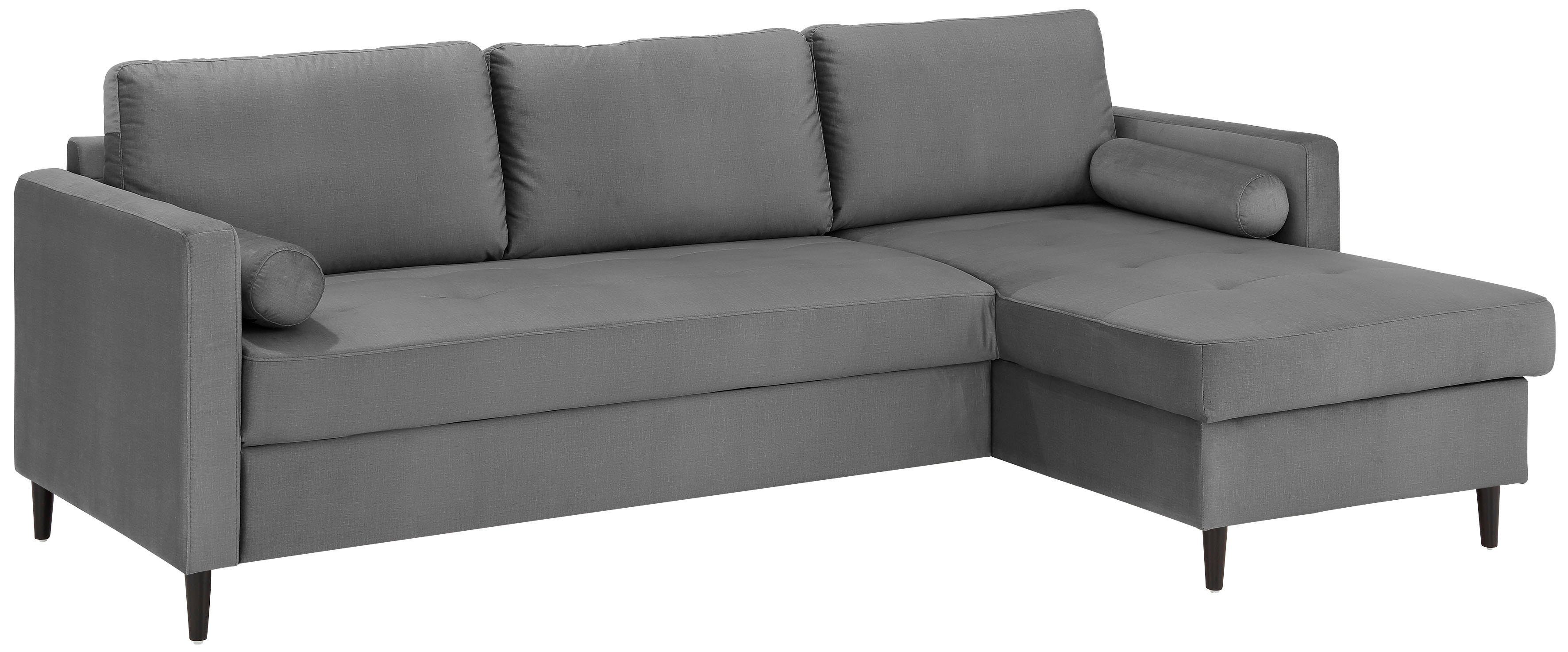 Ecksofa inklusive mit Livia, INOSIGN auch Bettfunktion Zierkissenrollen,